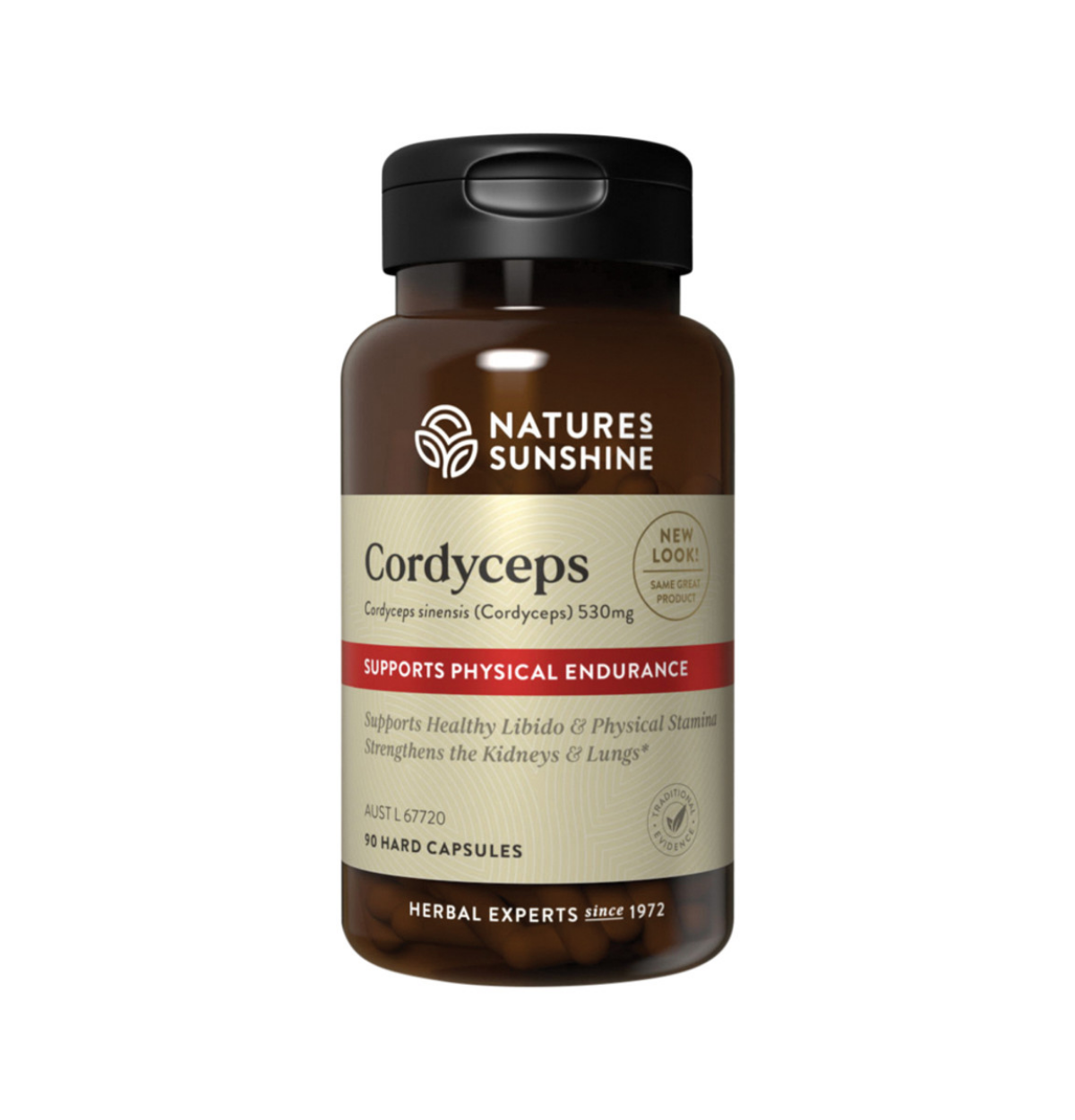 Nature's Sunshine Cordyceps 530mg 90 Caps-0