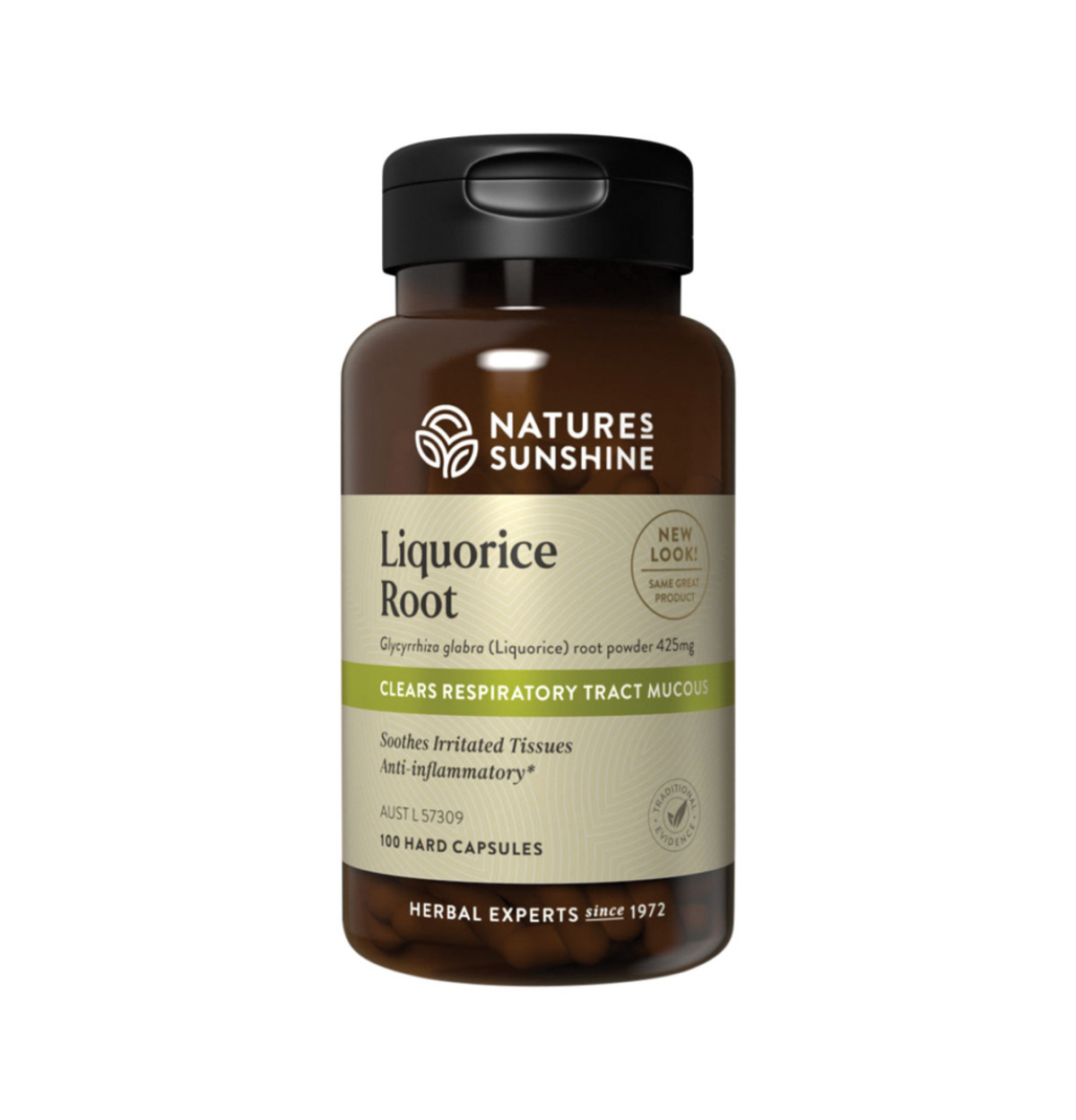 Nature's Sunshine Liquorice Root 425mg 100 Caps-0