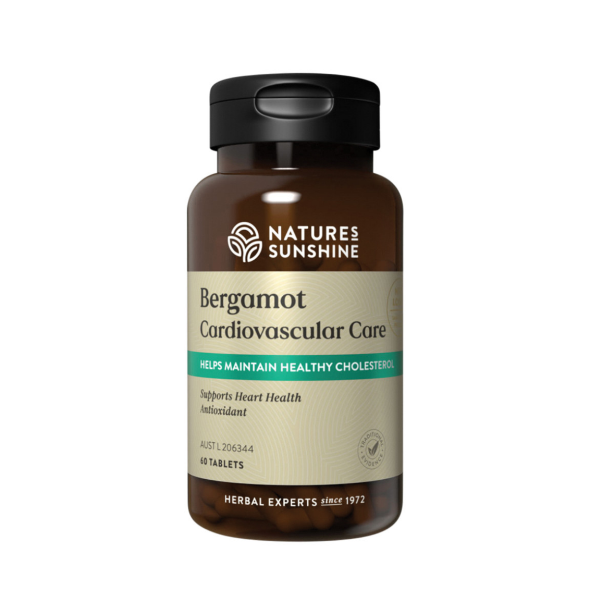 Nature's Sunshine Bergamot Cardiovascular Care 60T-0