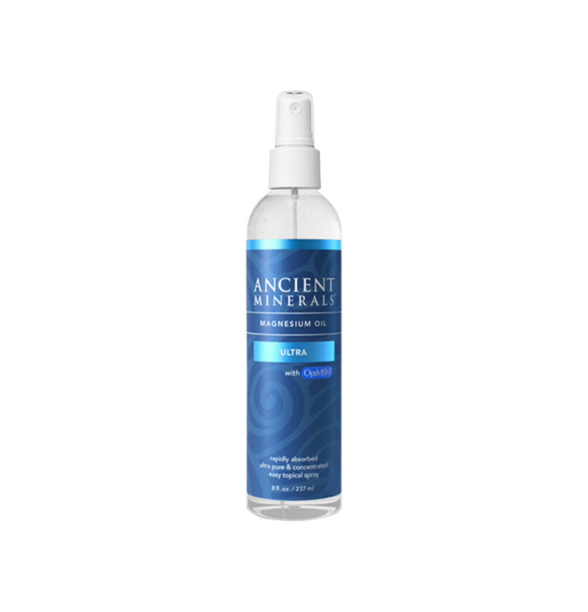 Ancient Minerals Magnesium Oil Ultra (with MSM) 237ml Spray-0
