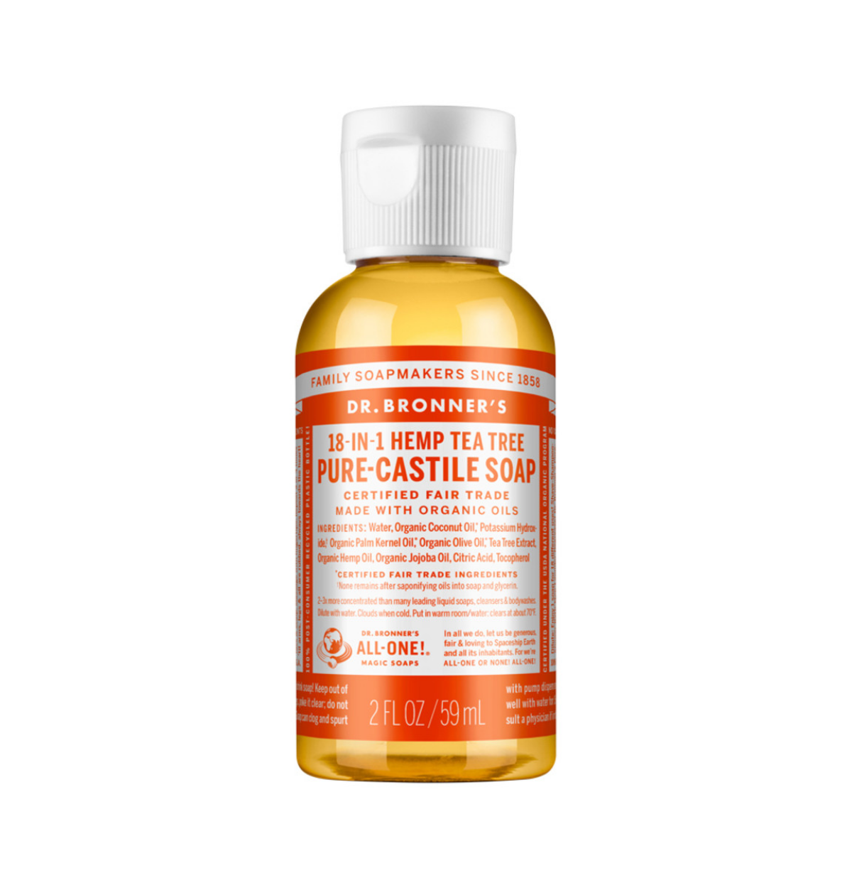 Dr Bronners Tea Tree Castile Soap