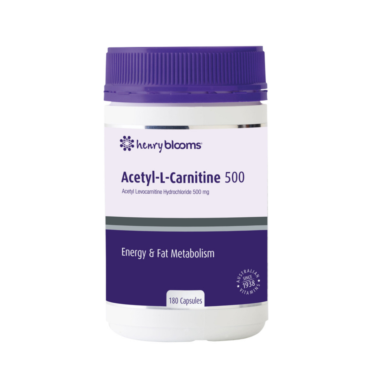Henry Blooms Acetyl L Carnitine 500 180vc-0