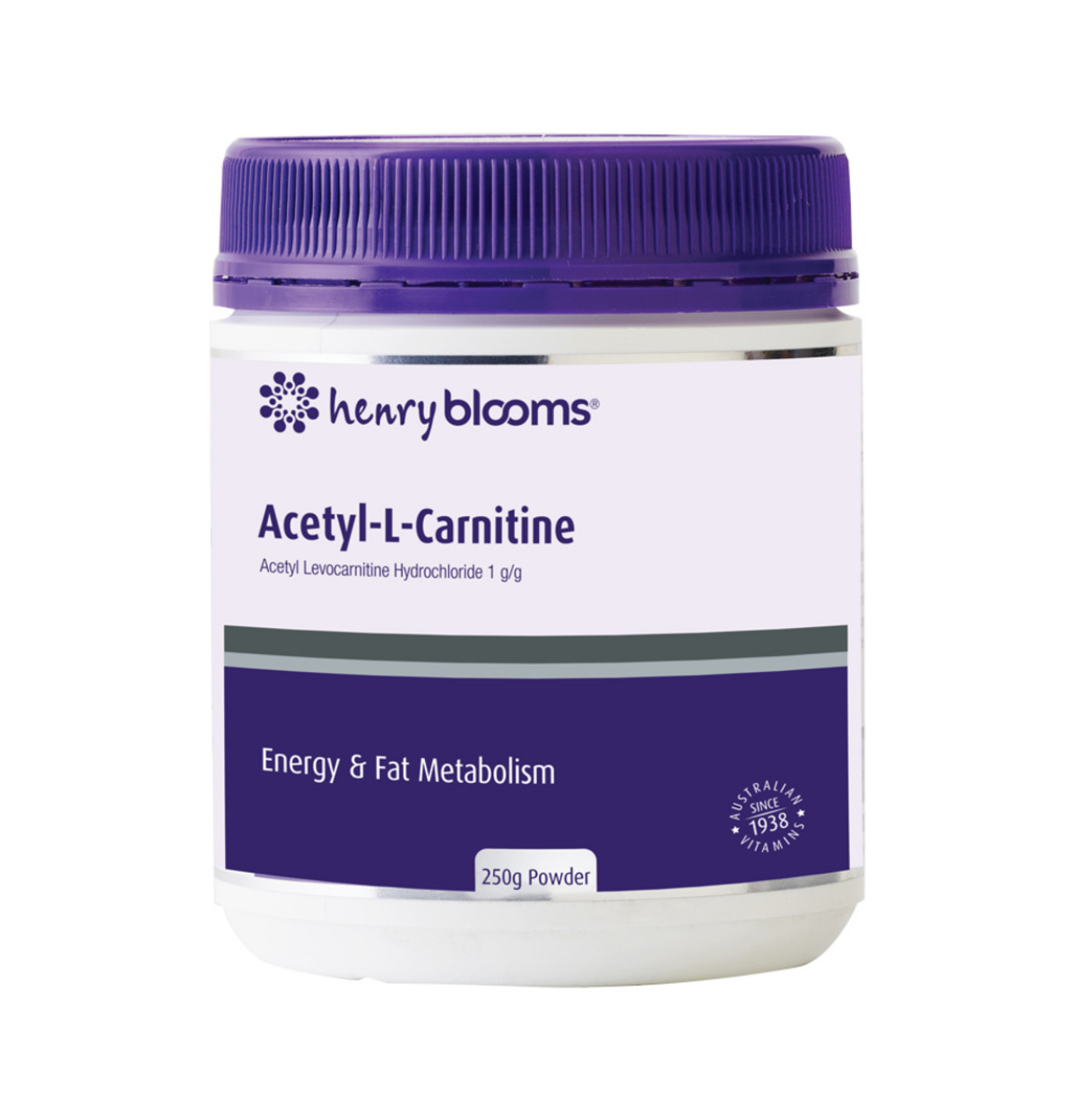 Henry Blooms Acetyl L Carnitine Powder 250g-0