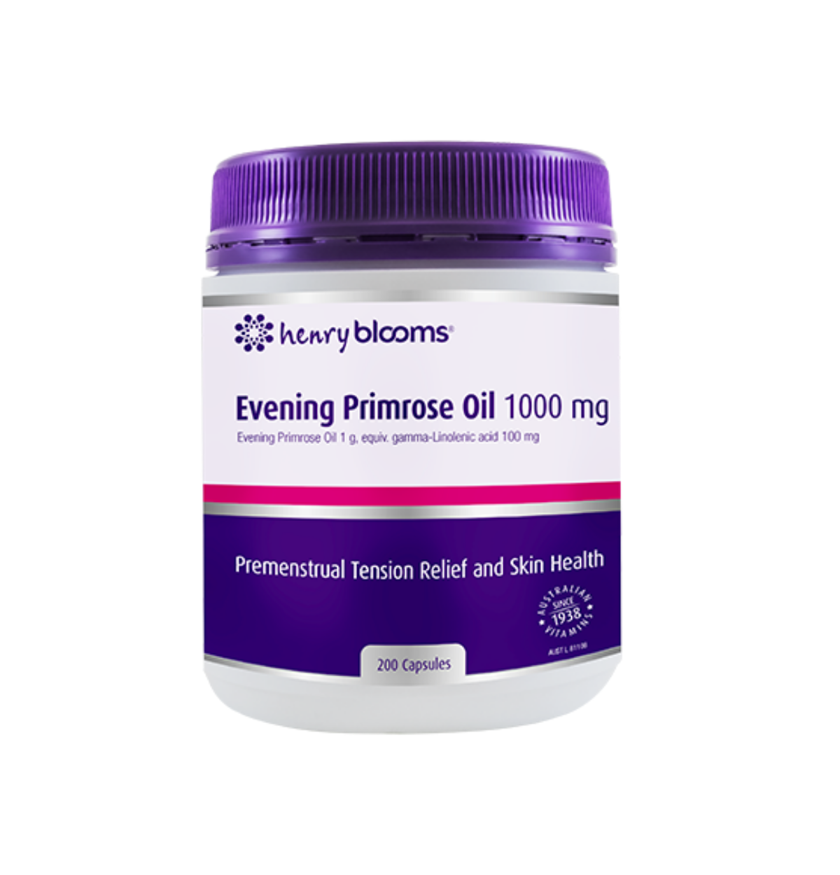Henry Blooms Evening Primrose Oil 1000mg 200c-0
