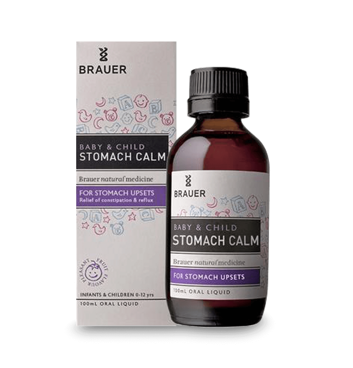 Brauer Baby and Child Stomach Calm For Stomach Upsets 100ml