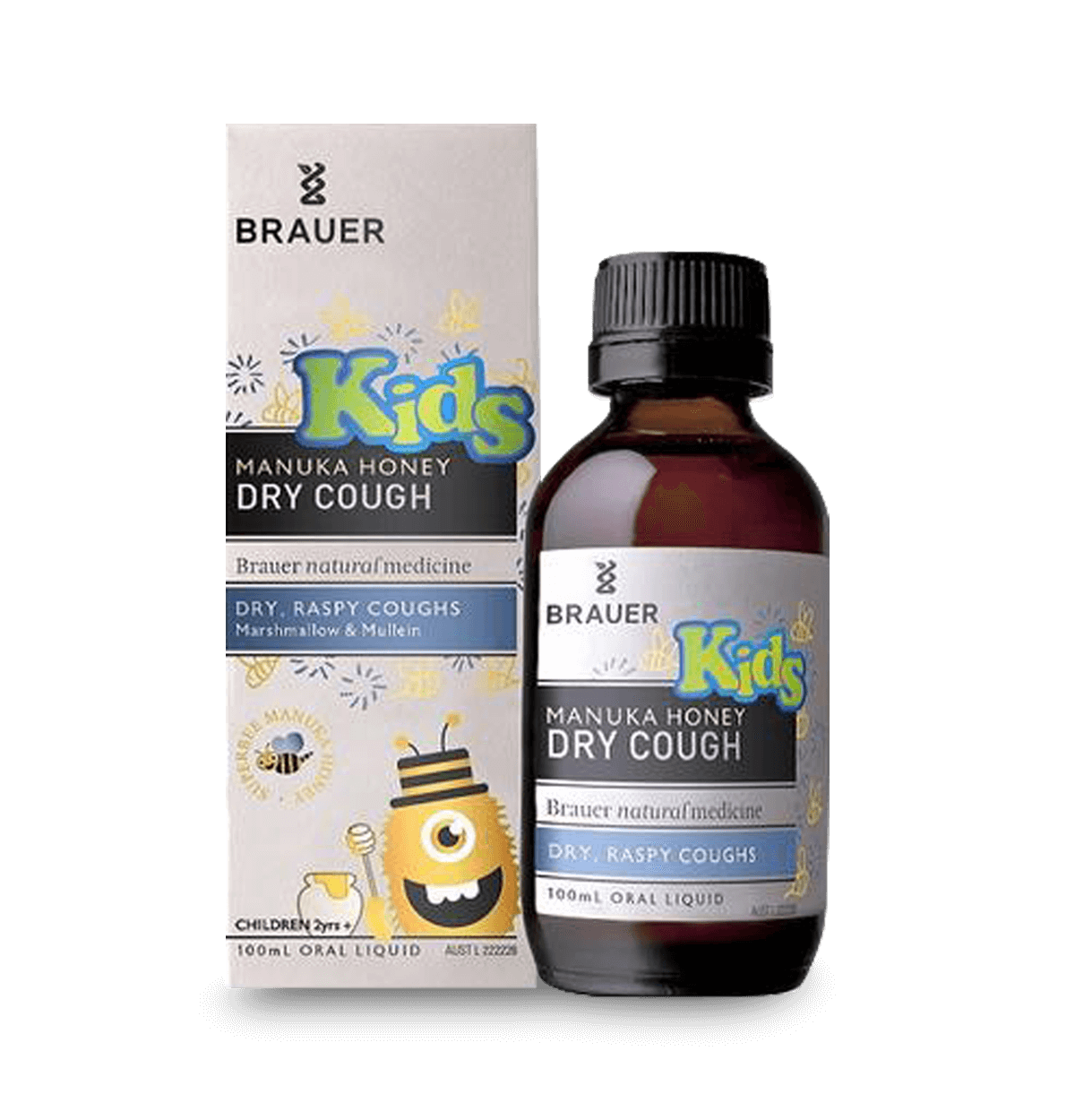 Brauer Kids Manuka Honey Dry Cough 100ml