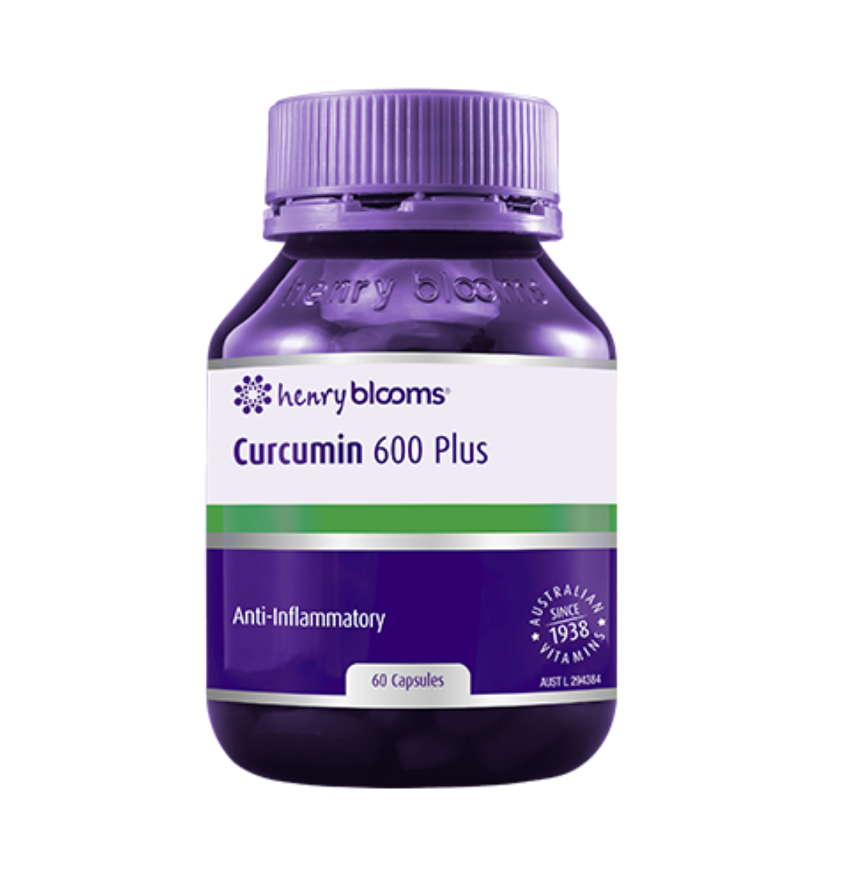 Henry Blooms Curcumin 600 Plus 60c-0