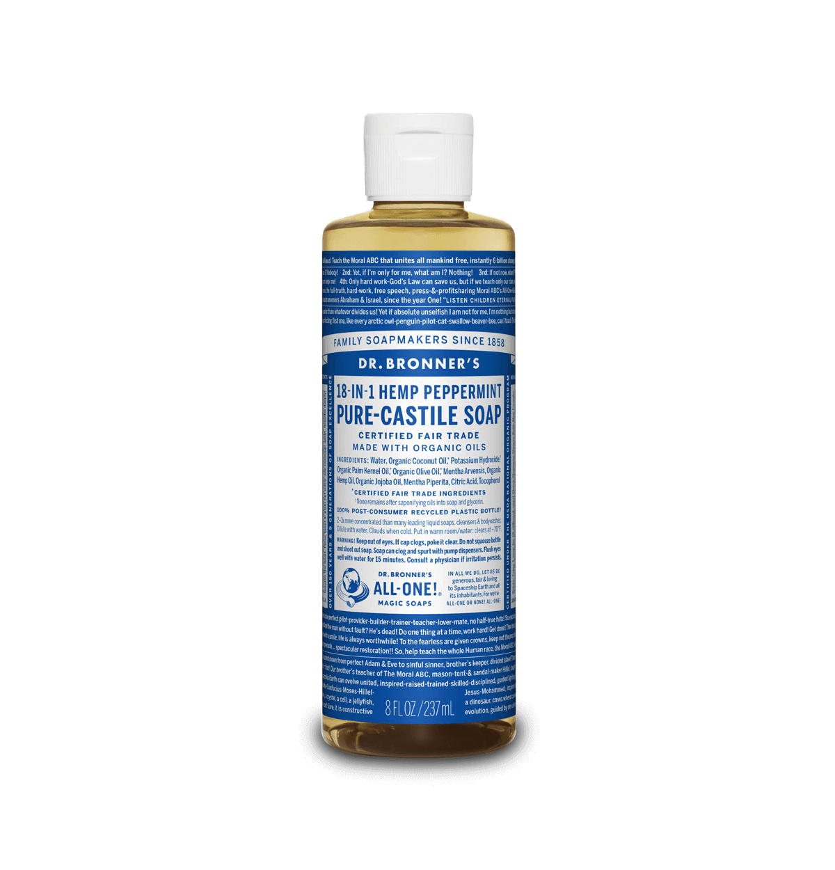 Dr Bronners Peppermint Castile Soap