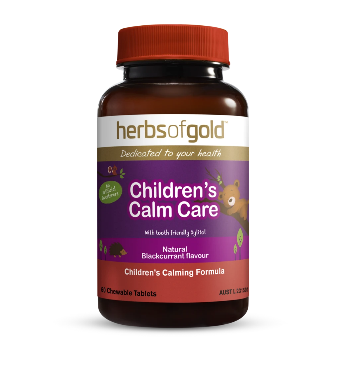 Herbs of Gold Childrens Calm Care 60T chewable