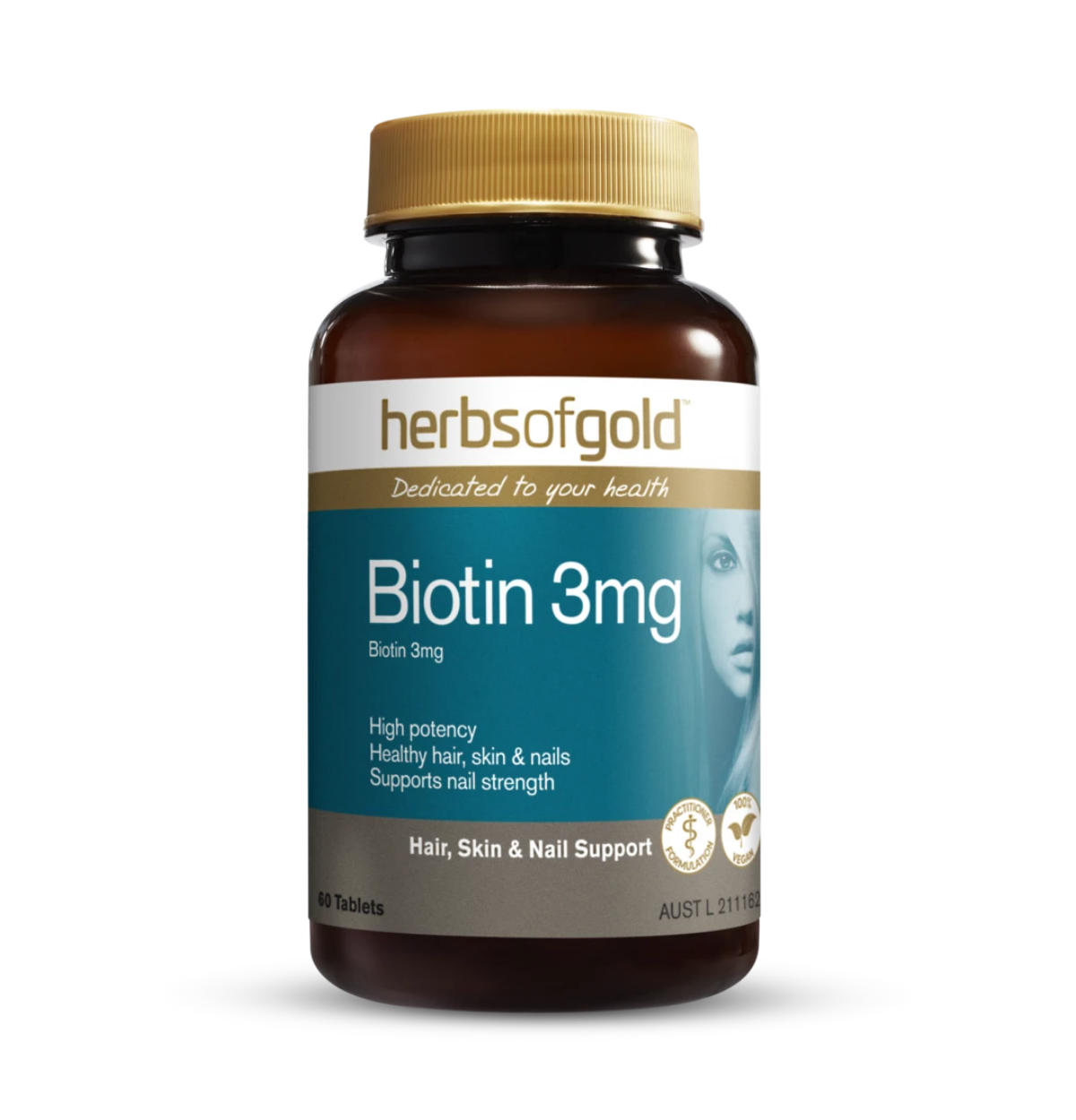 Herbs of Gold Biotin 3mg 60T