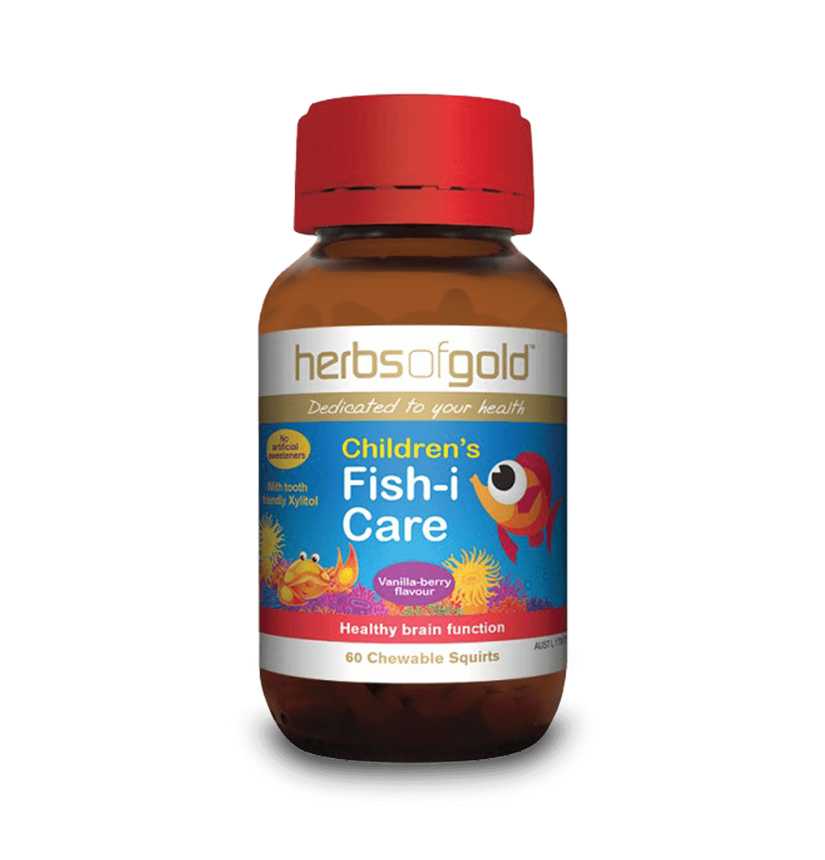Herbs of Gold Childrens Fish-I Care 60 Caps