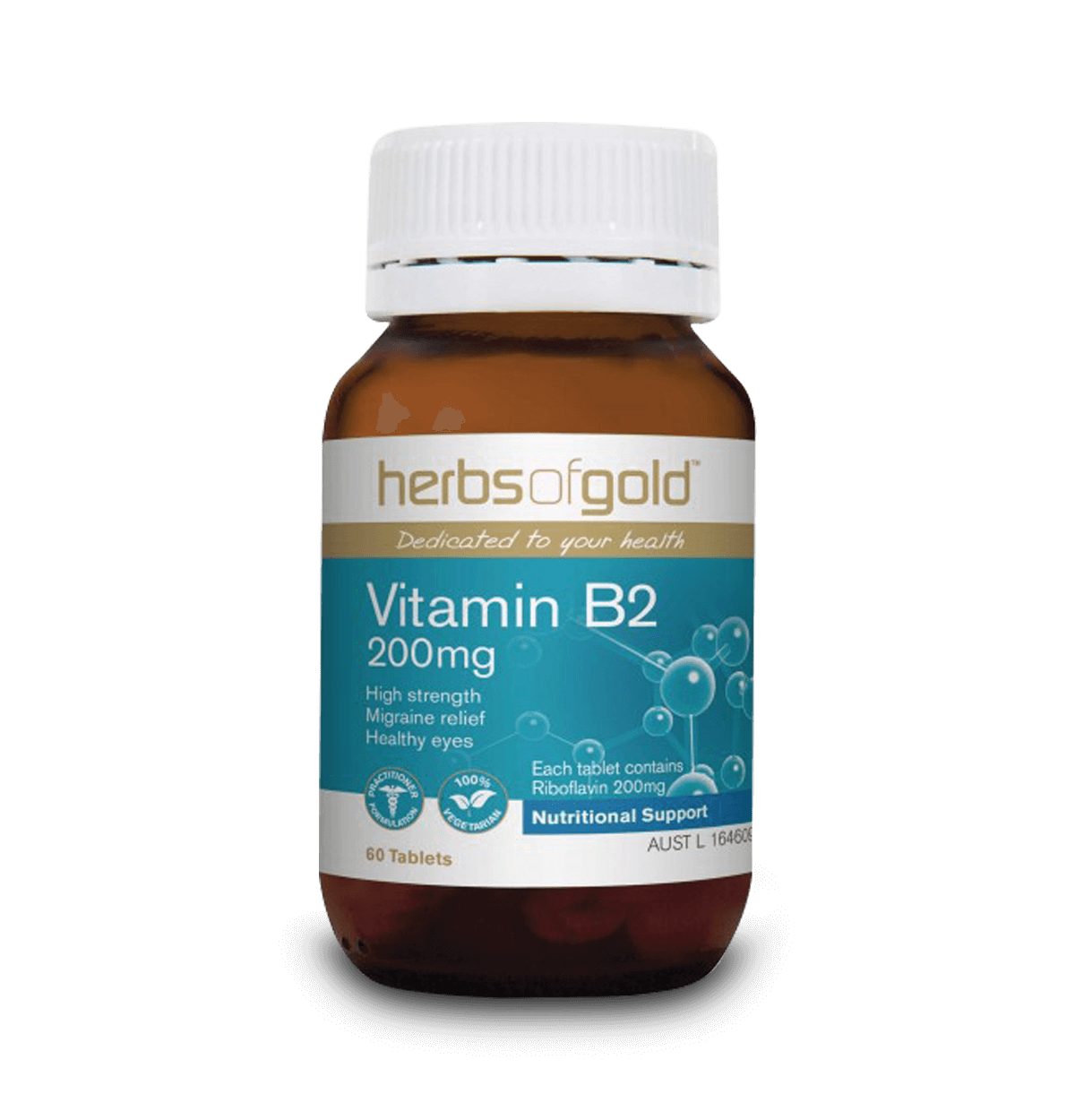 Herbs of Gold Vitamin B2 200Mg 60T
