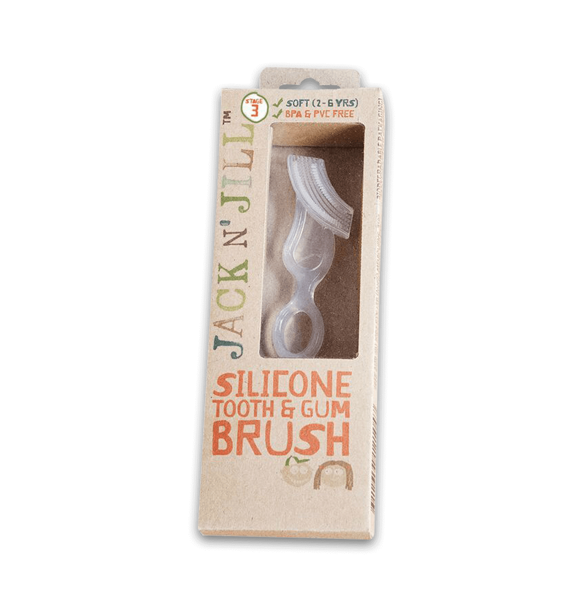 Jack N Jill Silicone Tooth and Gum Brush Stage 3 (2 to 5 years)