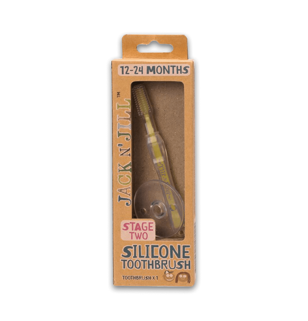 Jack N Jill Silicone Toothbrush Stage 2 (1 to 3 years)