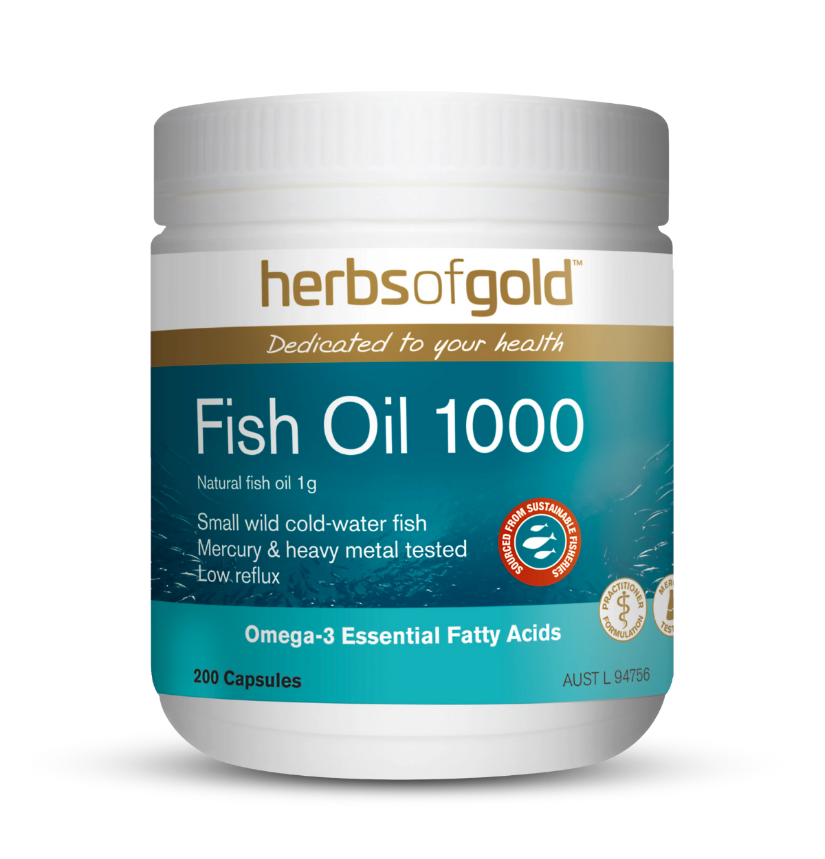 Herbs of Gold Fish Oil 1000 200
