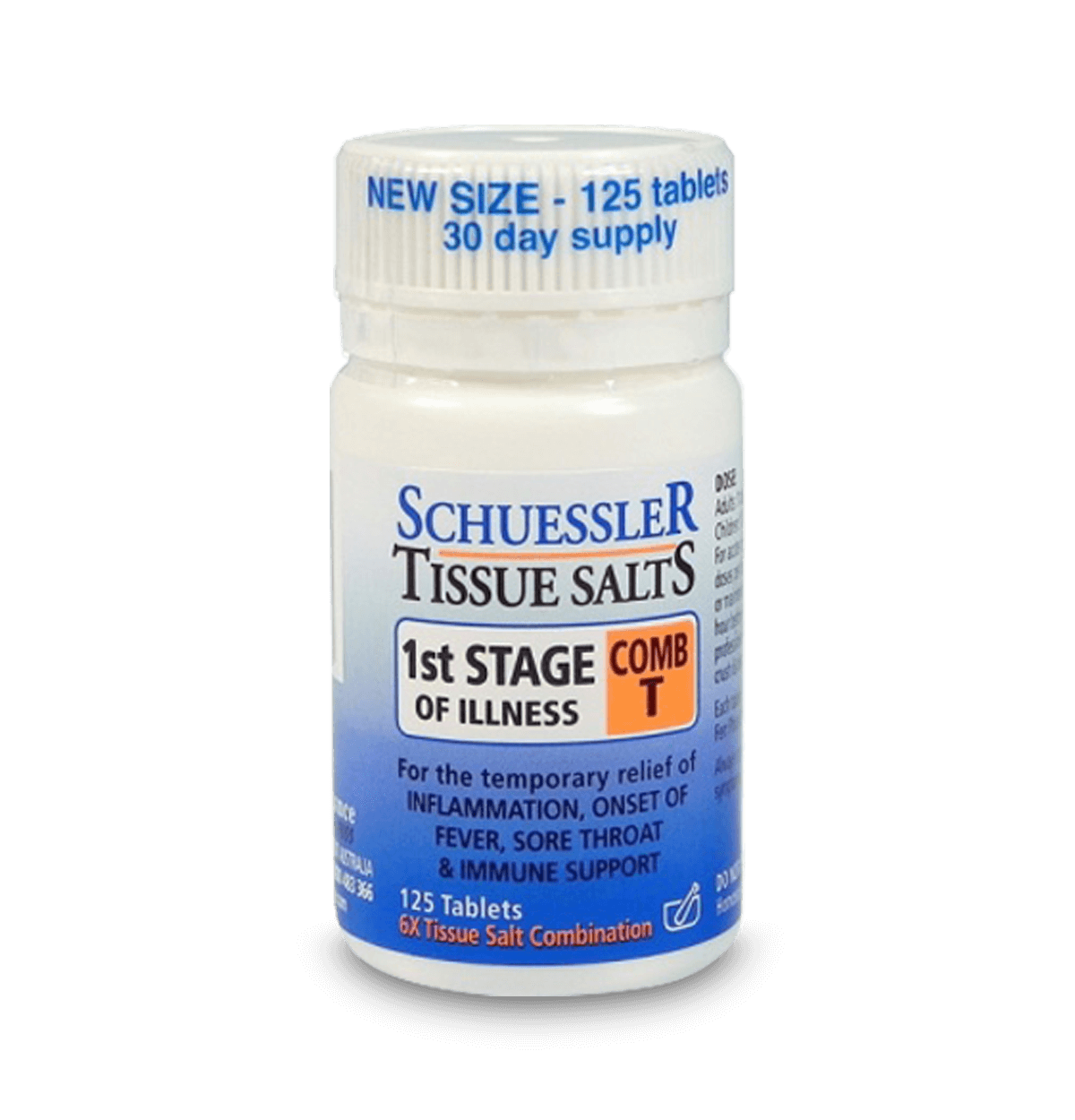 Martin & Pleasance Tissue Salts Comb T 1st Stage Illness 125T