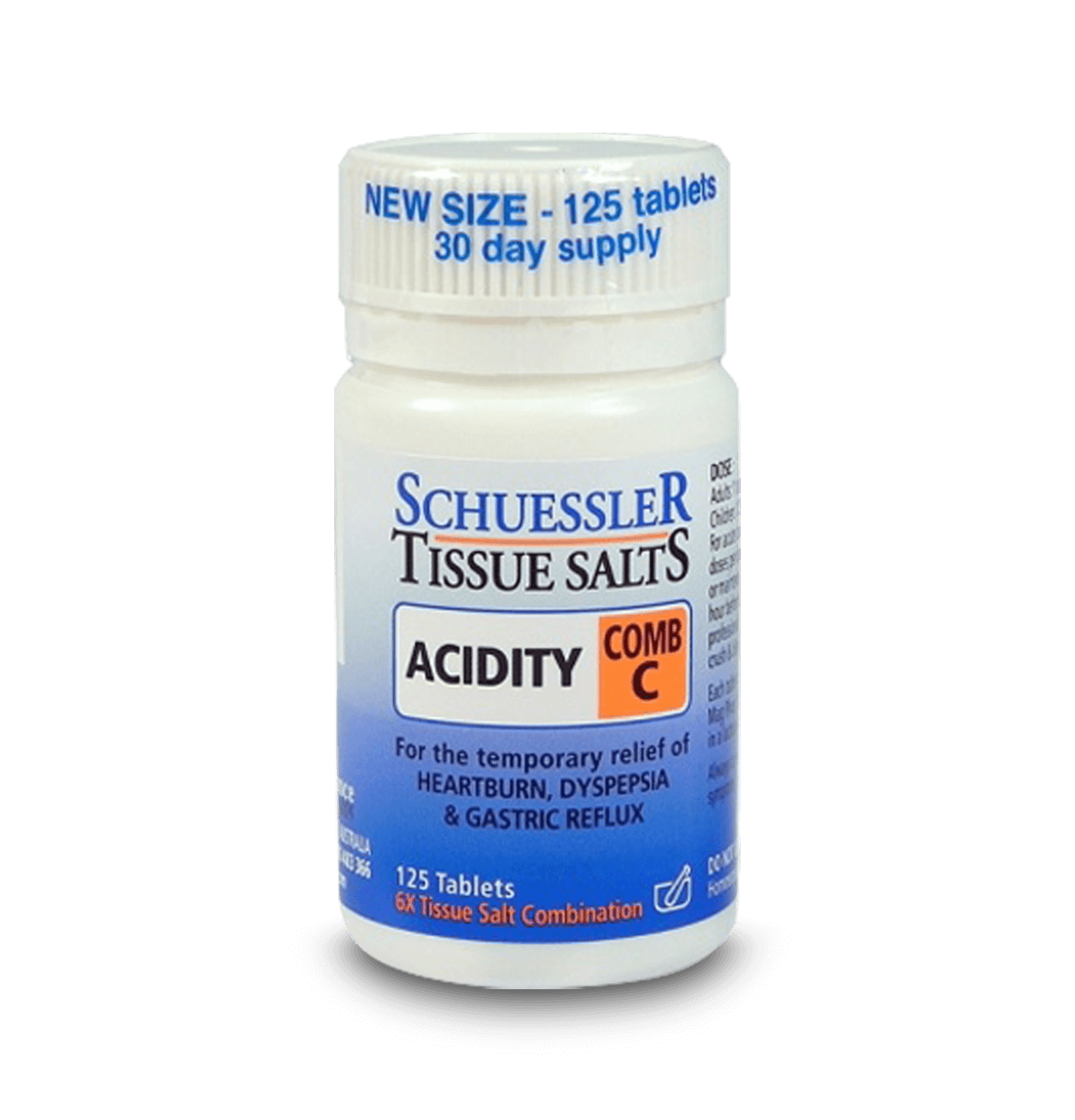 Martin & Pleasance Tissue Salts Comb C Acidity 125T