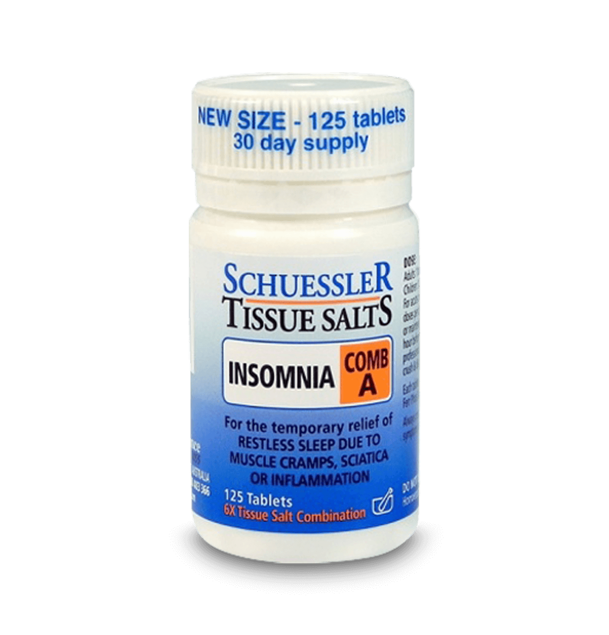 Martin & Pleasance Tissue Salts Comb A Insomnia 125T