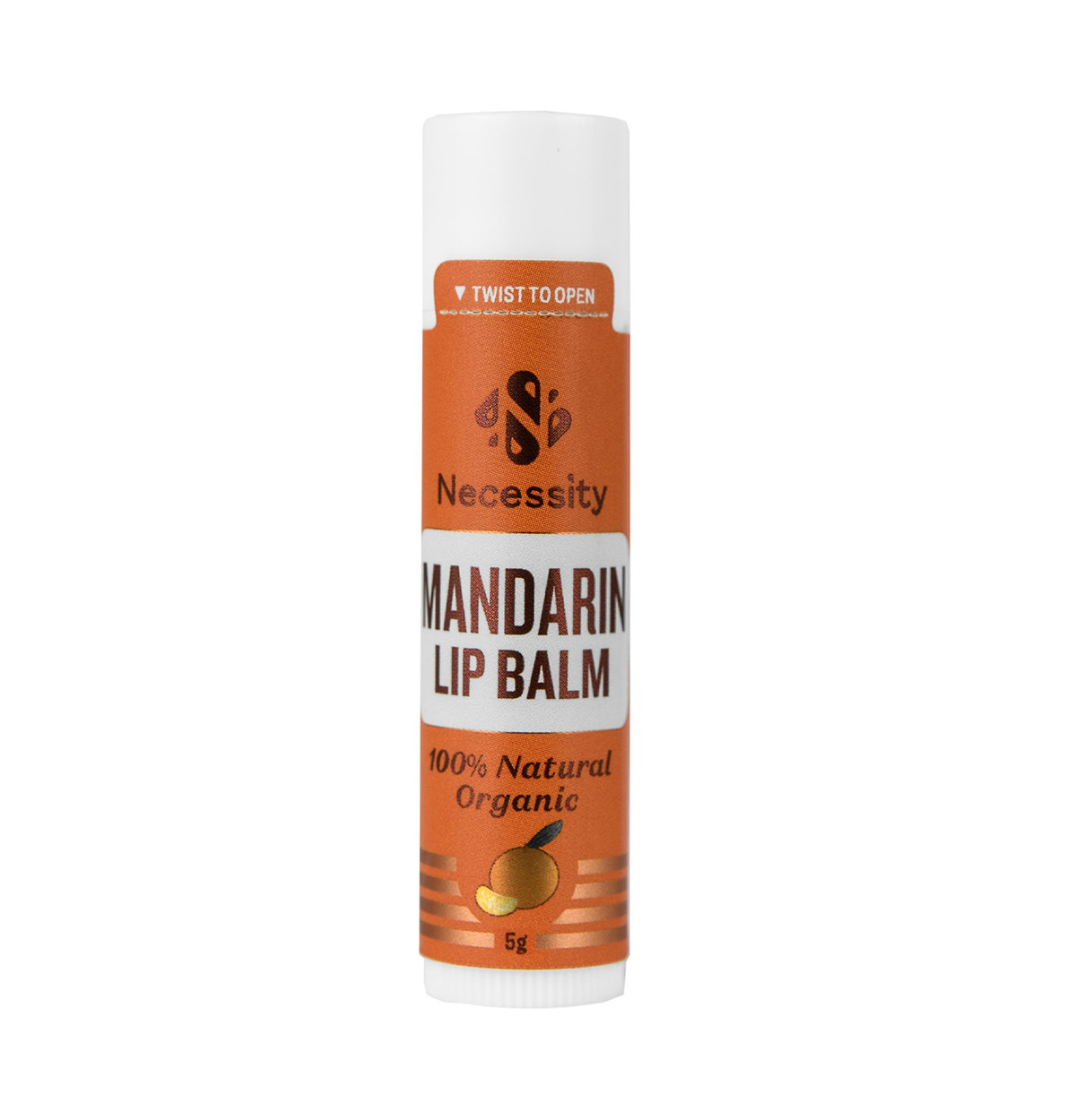 Necessity Organic Lip Balm Mandarin-0