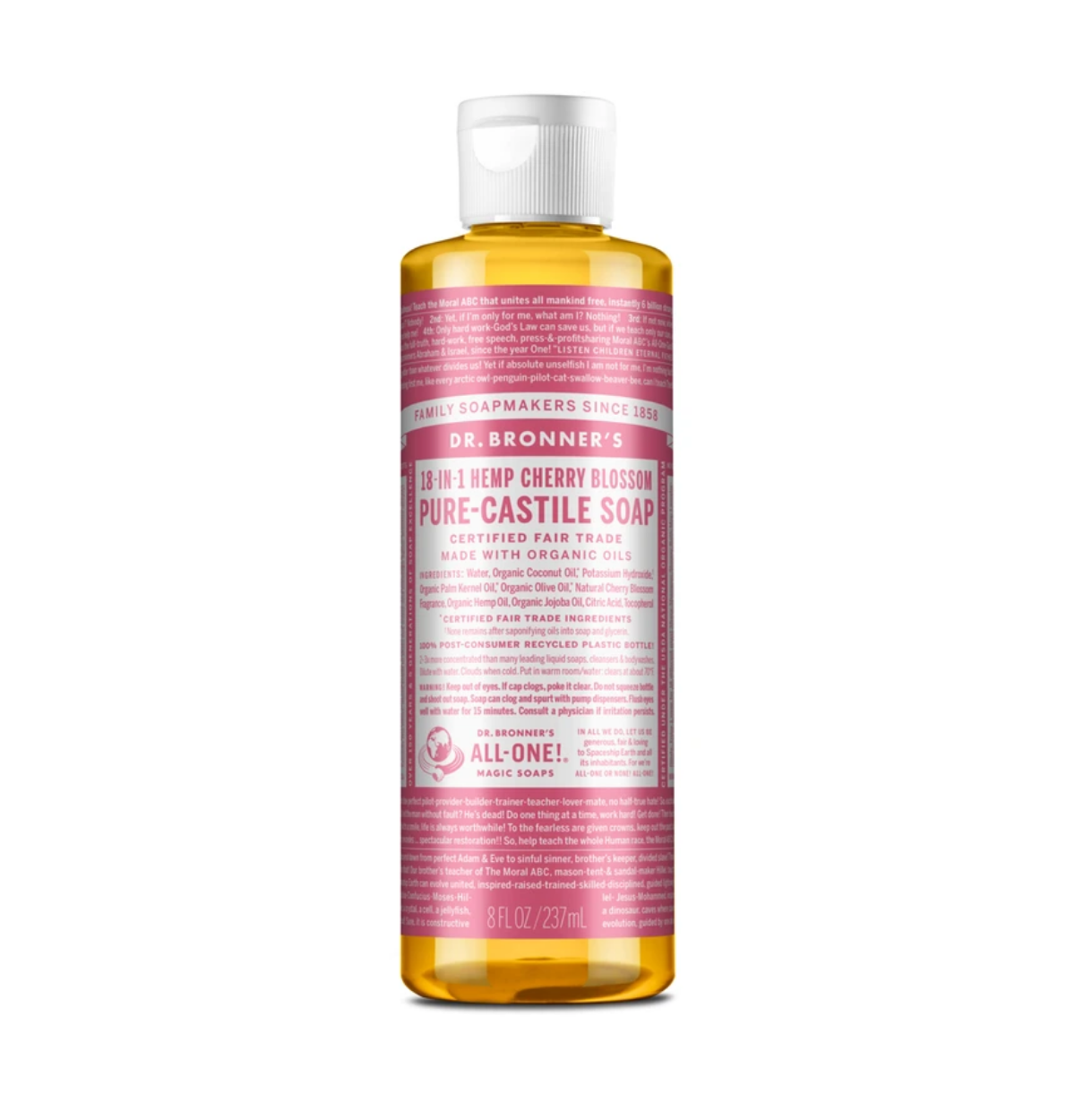 Dr Bronners Cherry Blossom Castile Soap