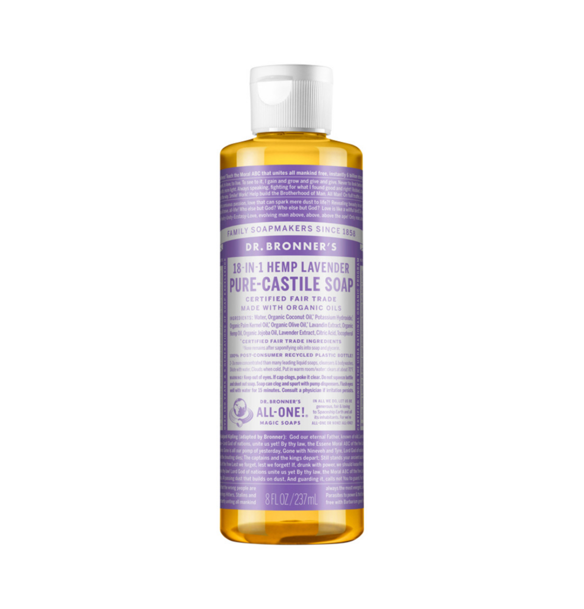 Dr Bronners Lavender Castile Soap