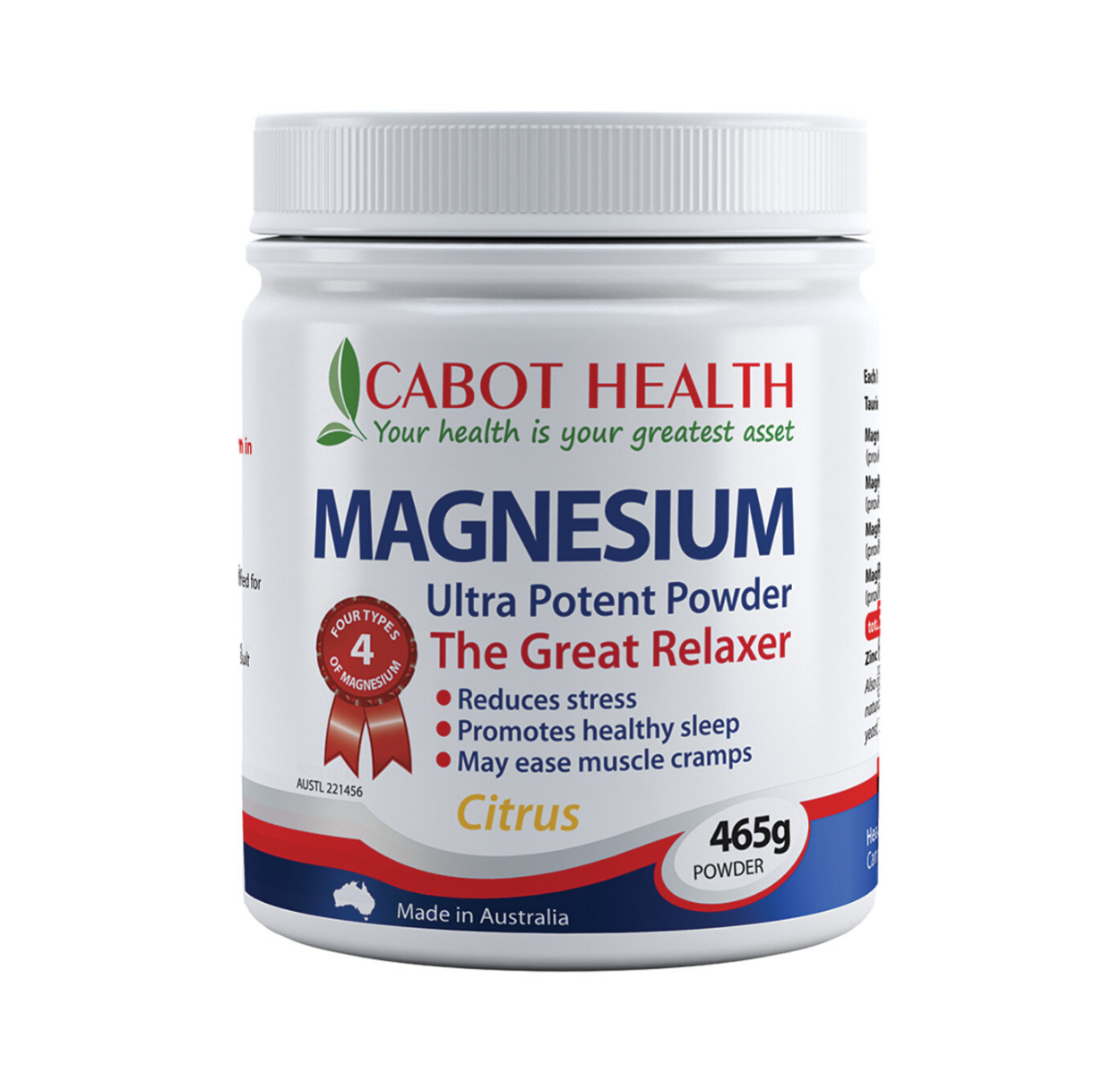 Cabot Health Magnesium Ultra Potent Powder