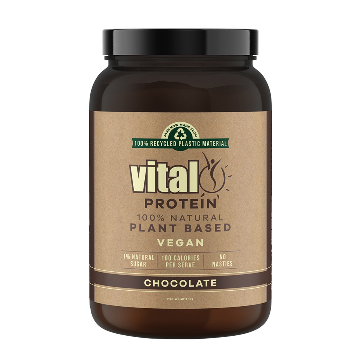 Vital Protein Pea Protein Isolate 1kg chocolate