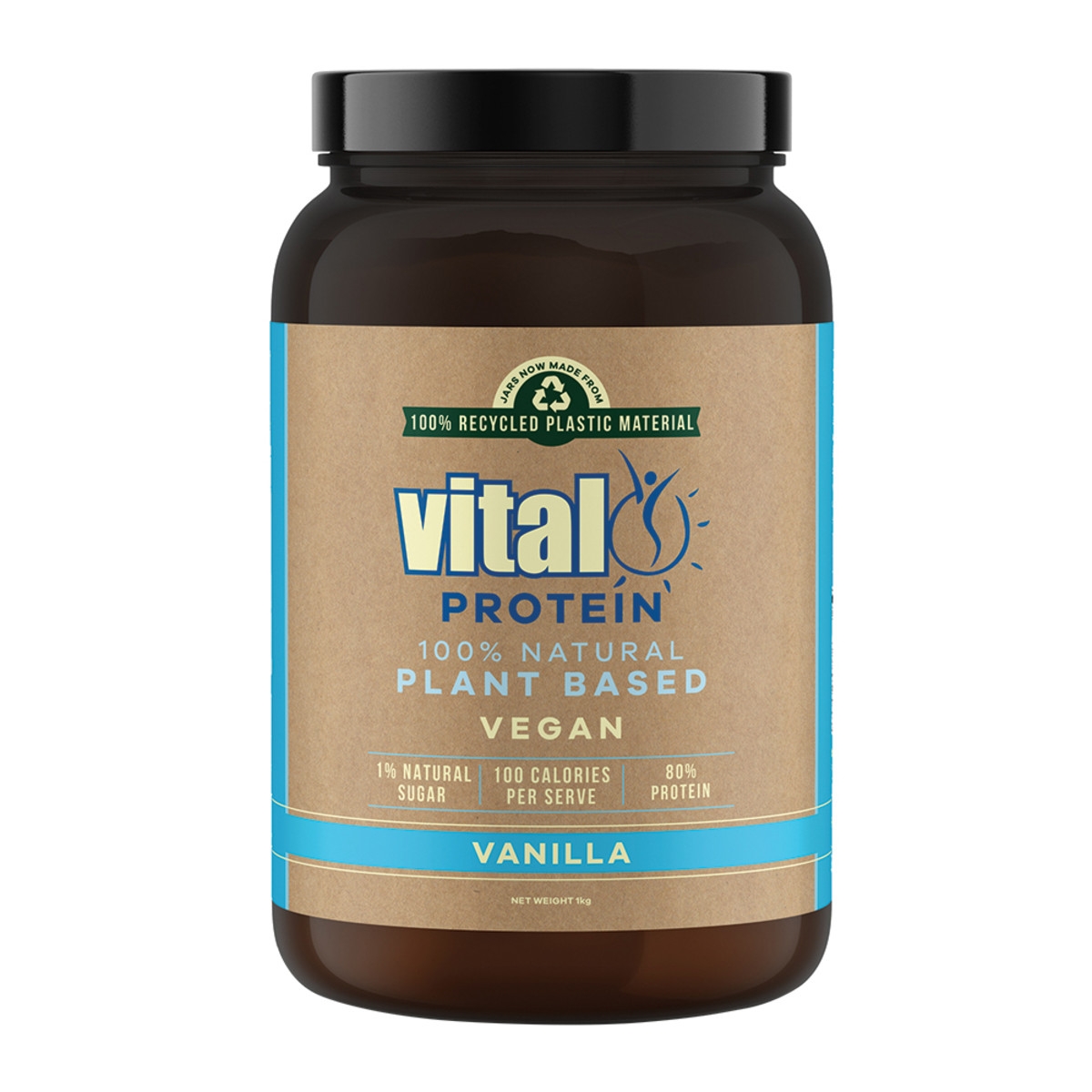 Vital Protein Pea Protein Isolate 1Kg vanilla