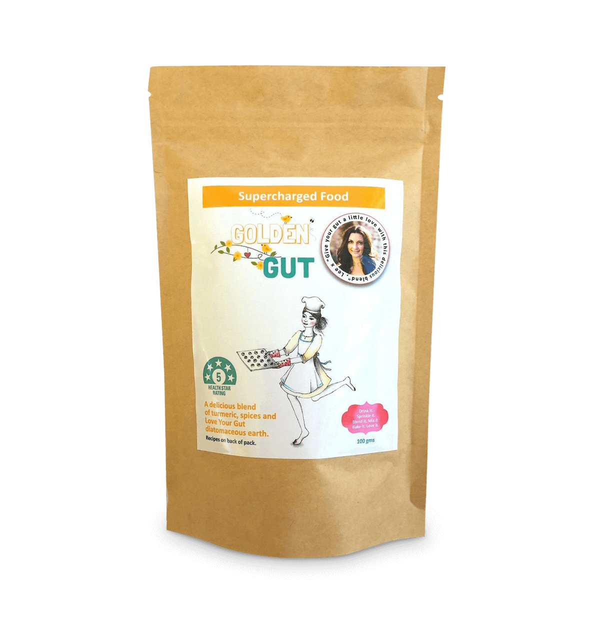 Supercharged Food Golden Gut Powder 100g