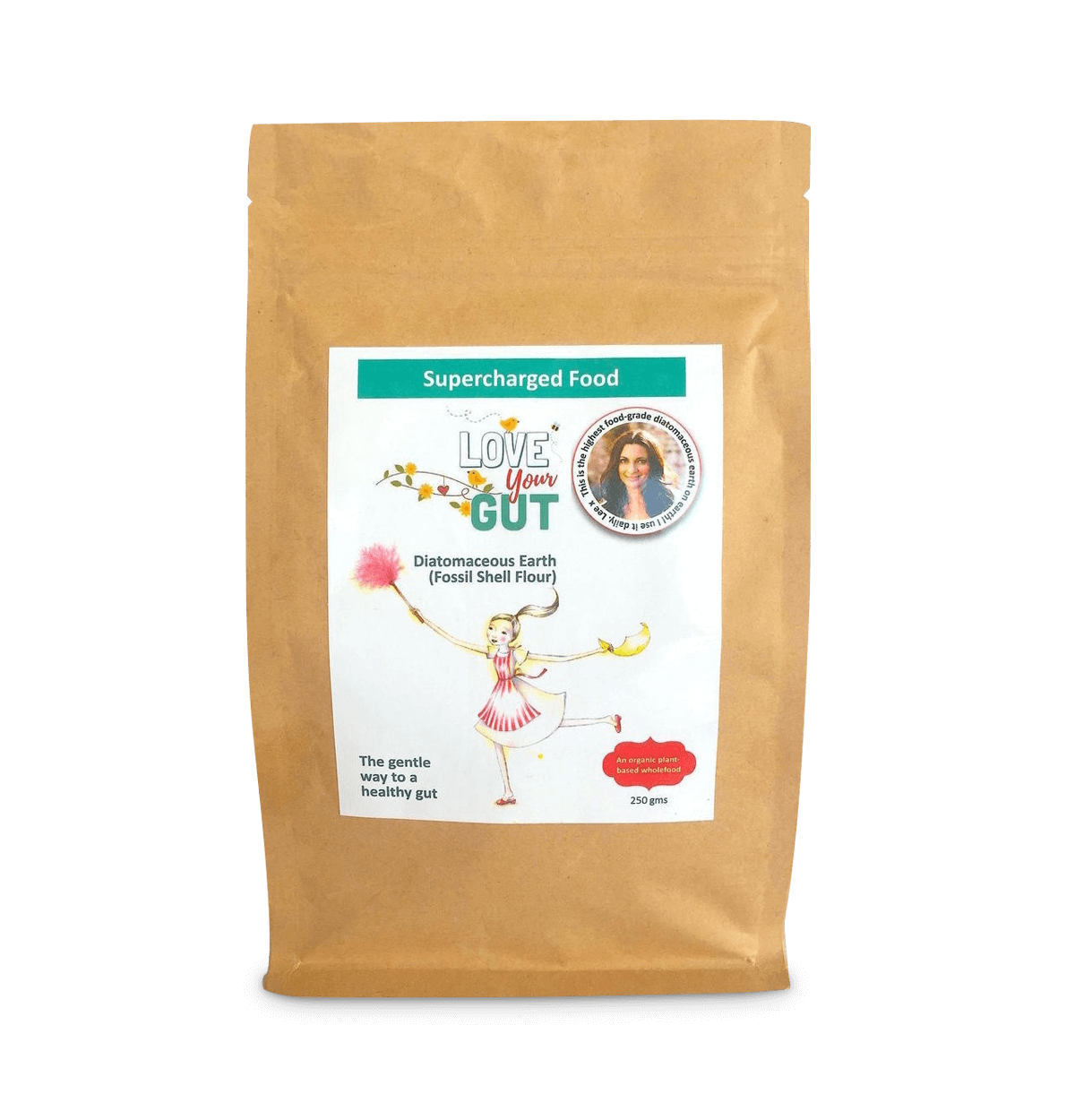 Supercharged Food Love Your Gut Powder Diatomaceous Earth 250g