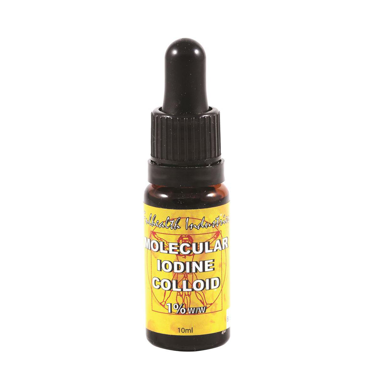 Fulhealth Industries Molecular Iodine Colloid 1 percent 10ml