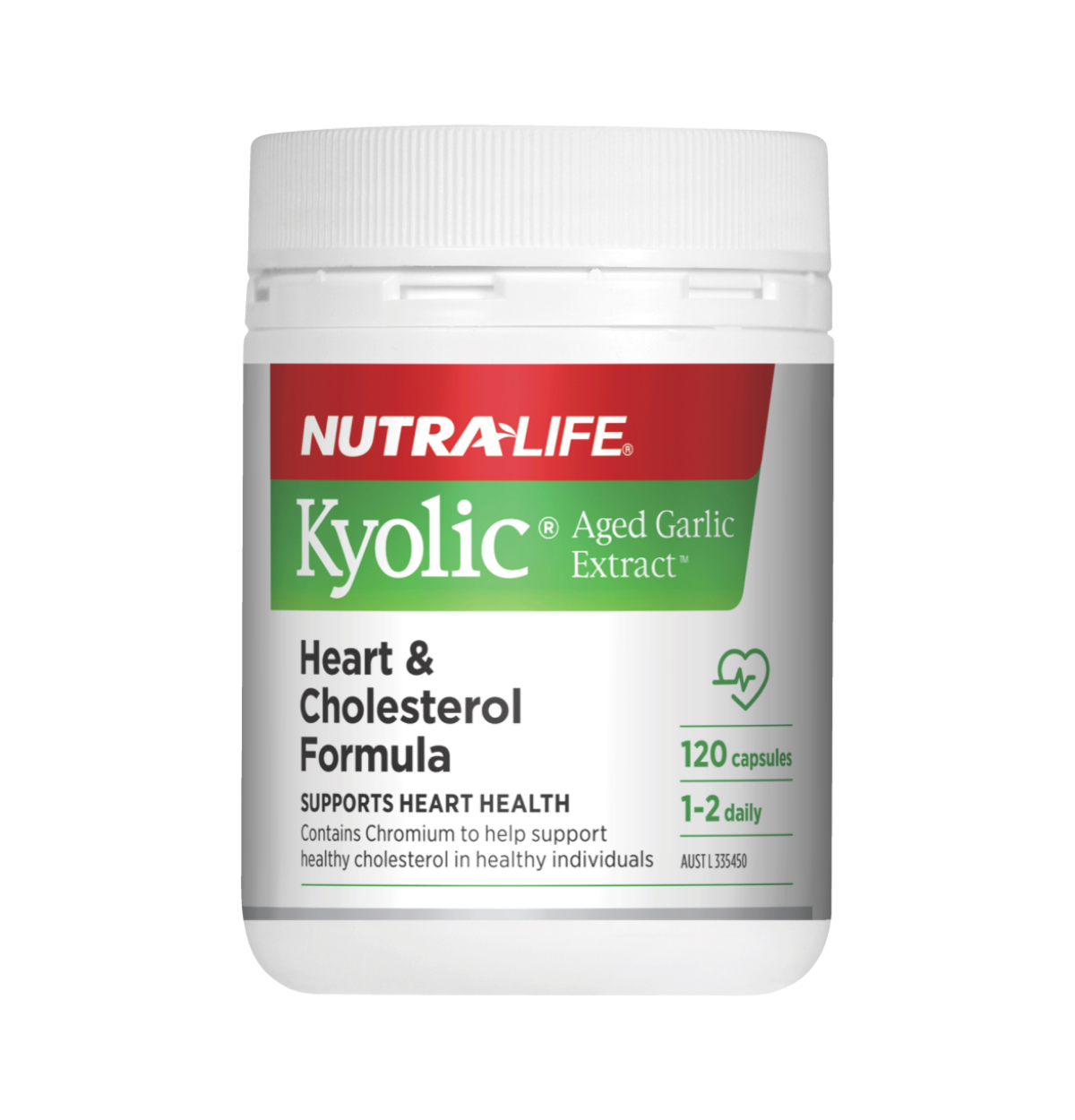 NutraLife Kyolic Aged Garlic Ext High Potency Formula 120c