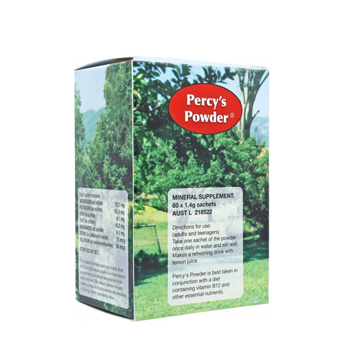 Percy's Powder Sachets 1.4g x 60 Pack