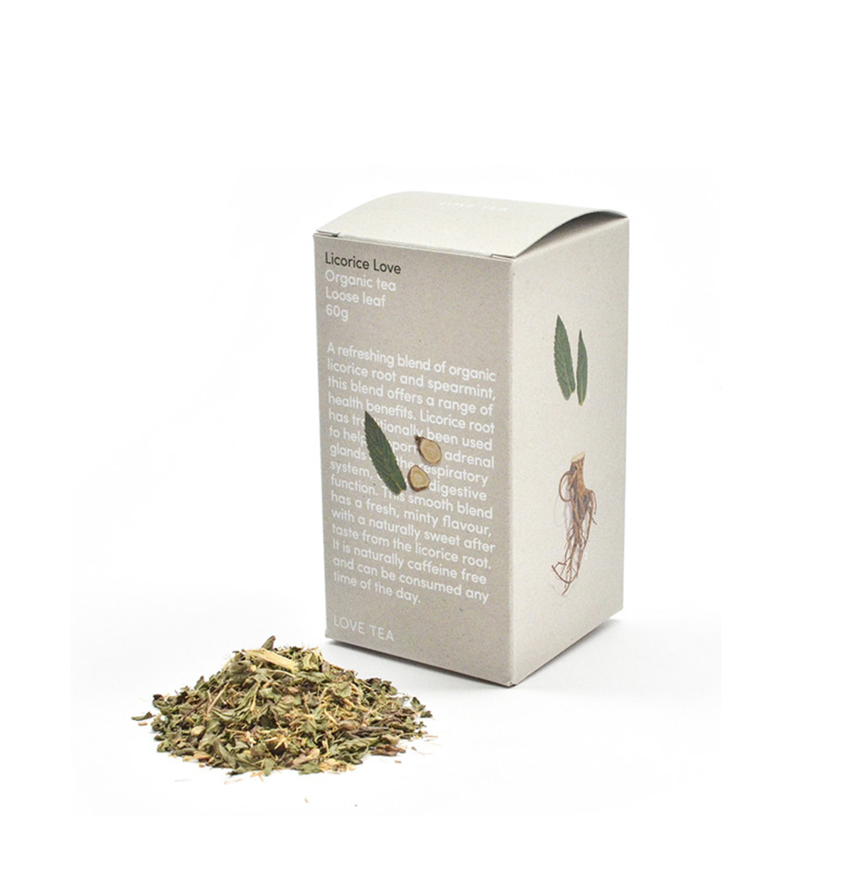 Love Tea Organic Licorice Loose Leaf Tea 60