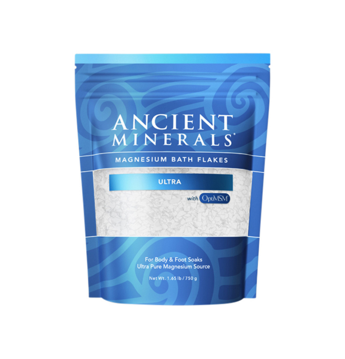 Ancient Minerals Magnesium Bath Flakes Ultra (With MSM) 750g-0
