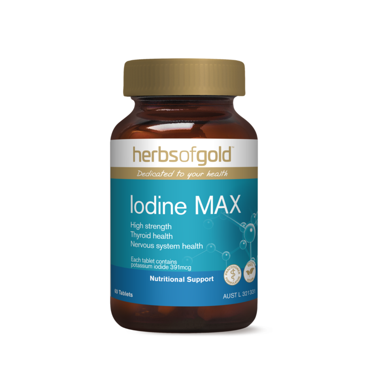 Herbs of Gold Iodine MAX 60T-0