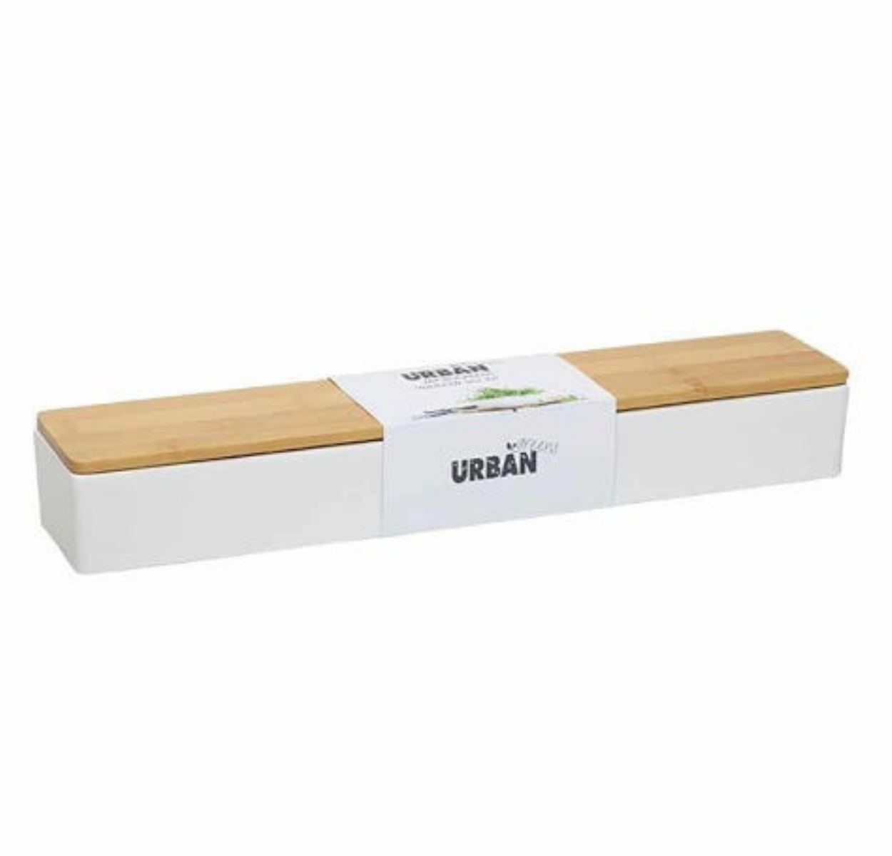 URBAN GREENS Windowsill Grow Kit Microherbs 40x8x7cm-0