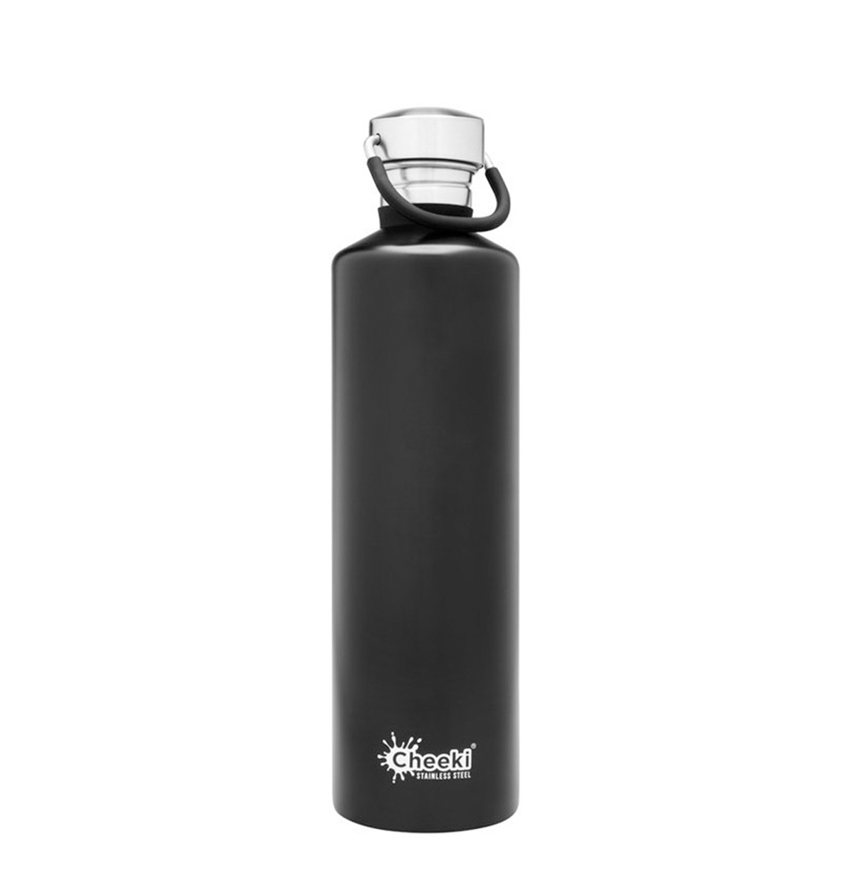 Steel Bottle Matte Black 1L