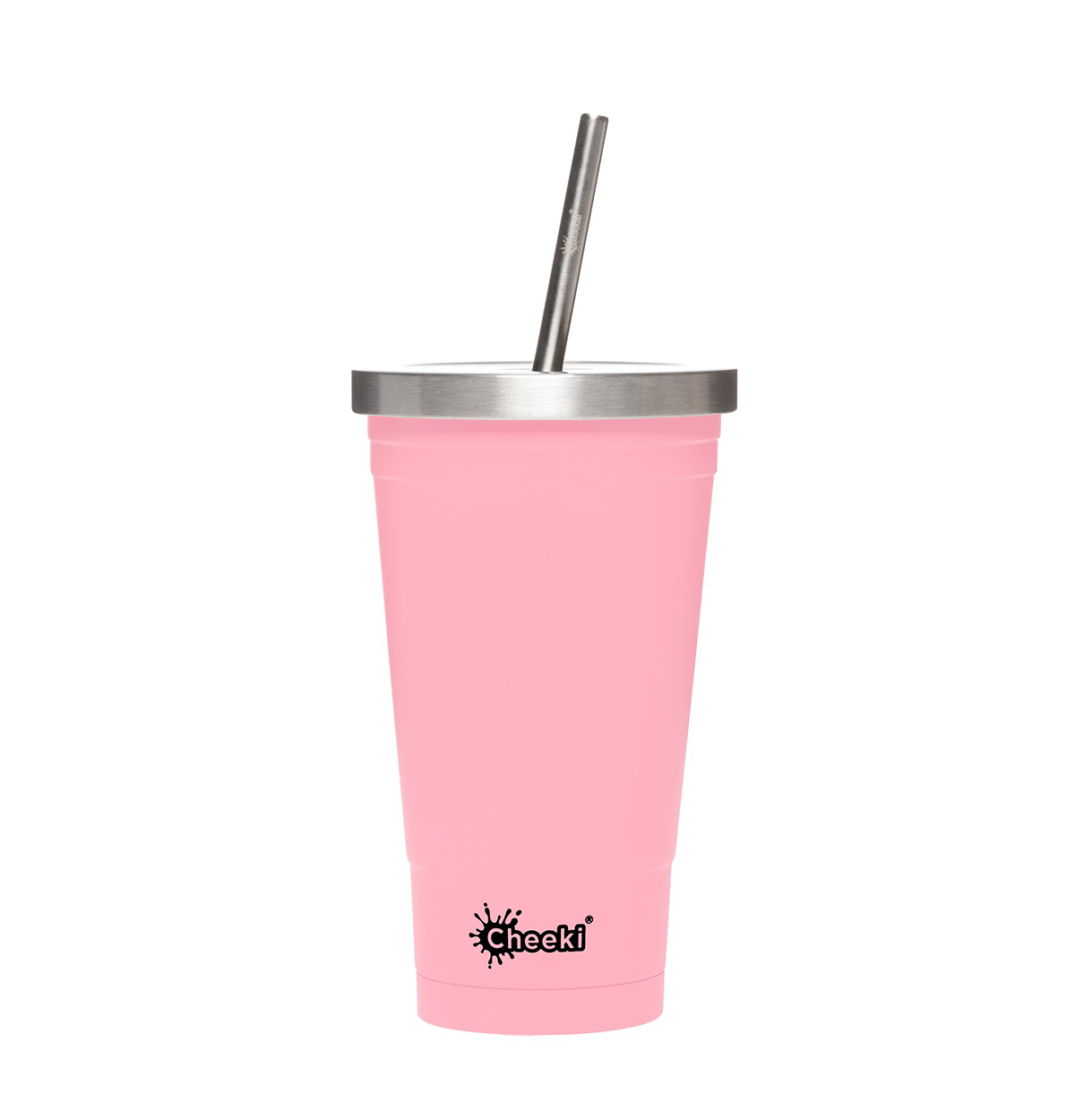 With S/Steel Straw 500ml