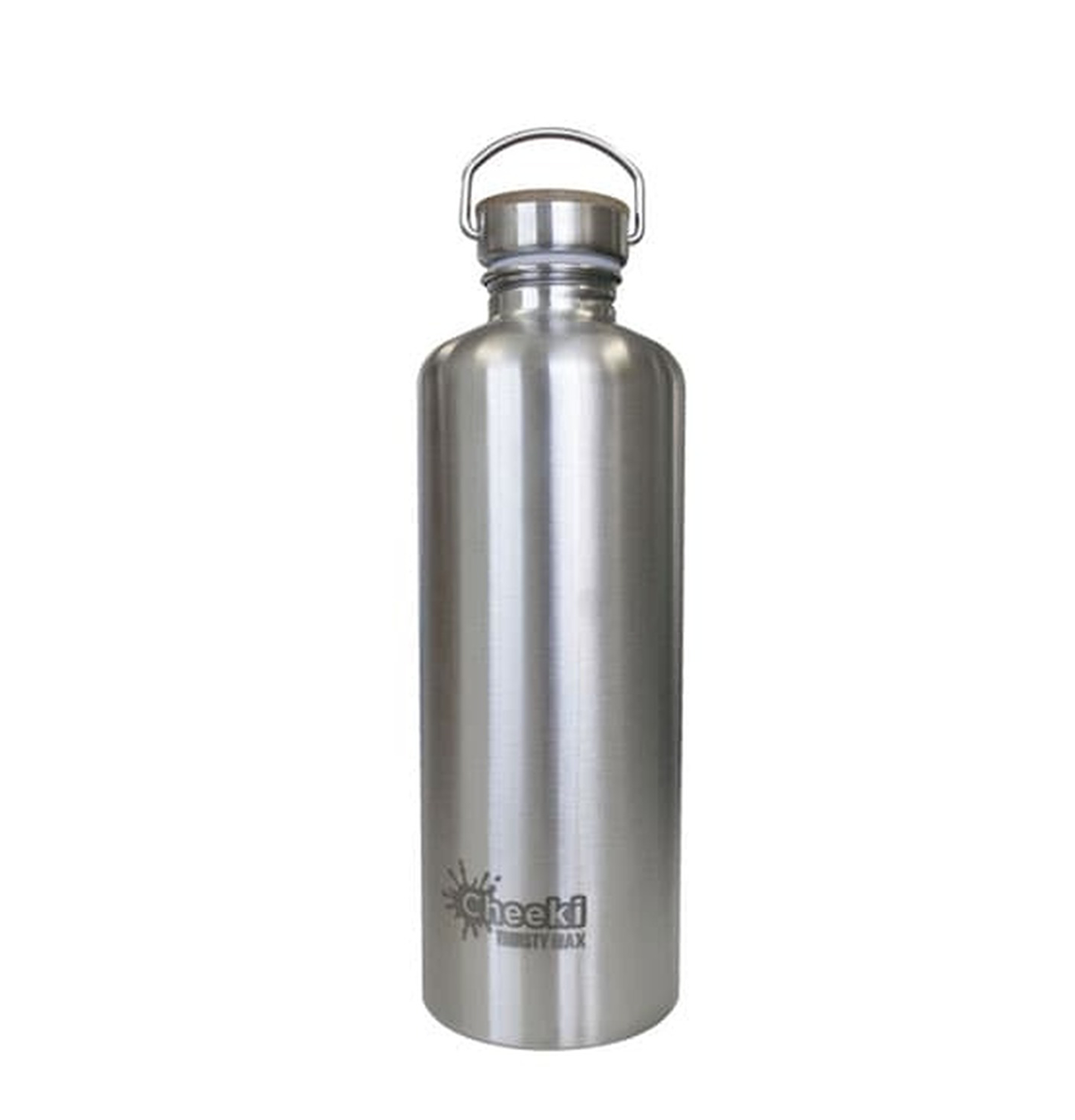 Steel Bottle Silver 'Thirsty Max' 1.6L
