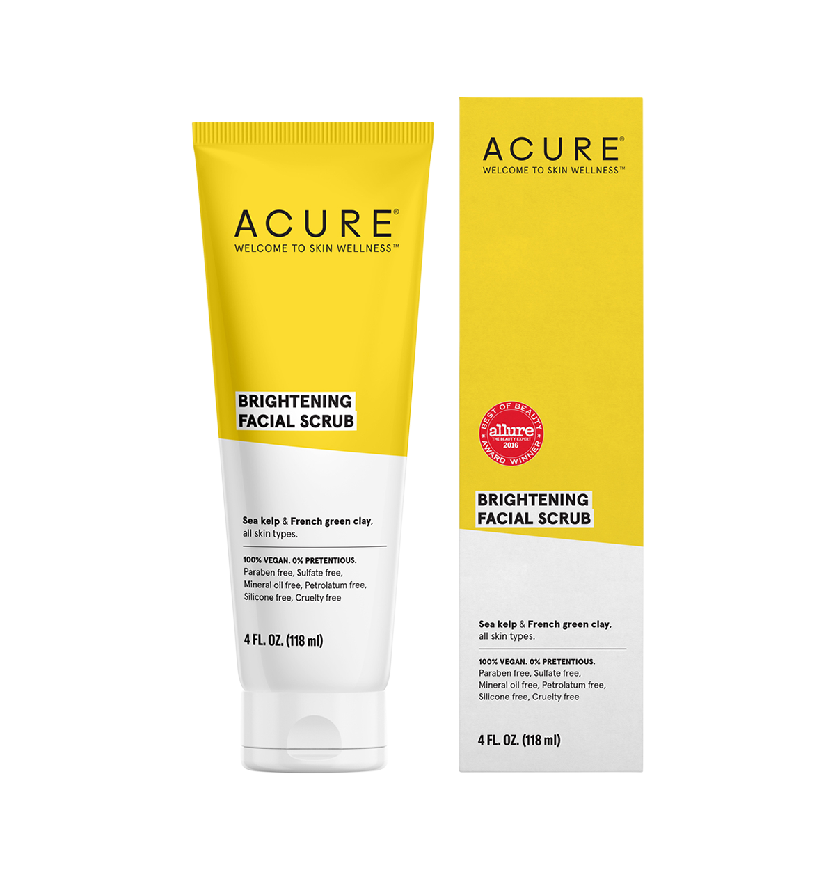 ACURE Brightening Facial Scrub 118ml-0