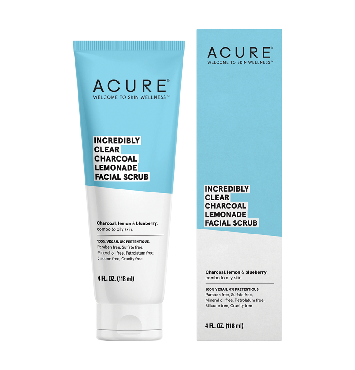 ACURE Incredibly Clear Charcoal Facial Scrub 118ml-0