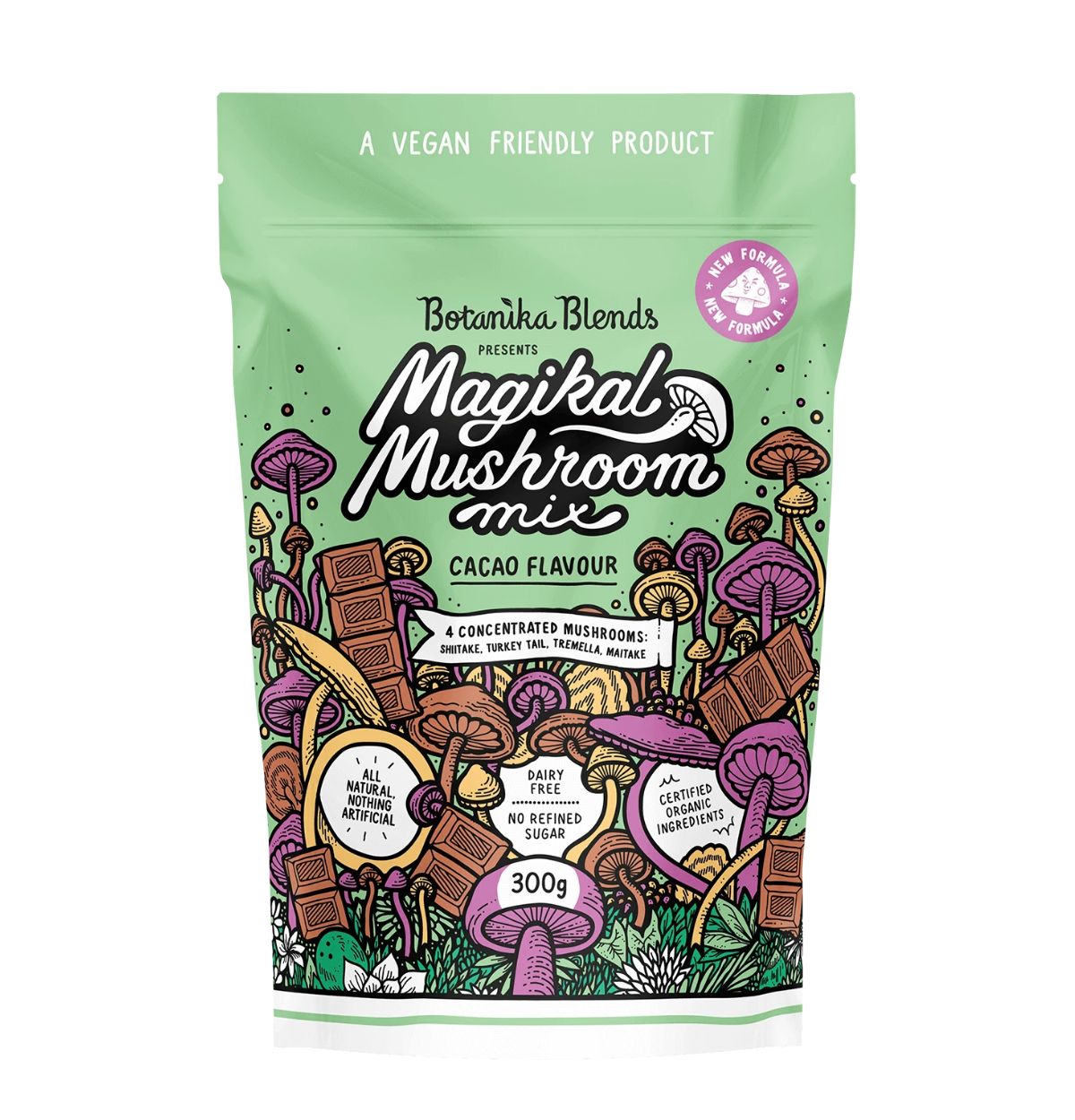 BOTANIKA BLENDS Magikal Mushroom Mix Cacao 300g-0