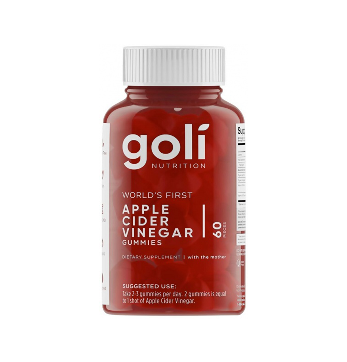 Goli Apple Cider Vinegar Gummies - 60 Gummies-0