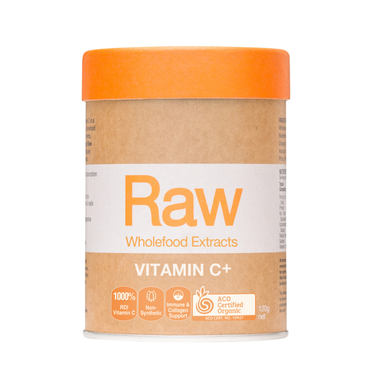 Amazonia Raw Wholefood Extracts Vitamin C+ (Passionfruit Flavour) 120g-0