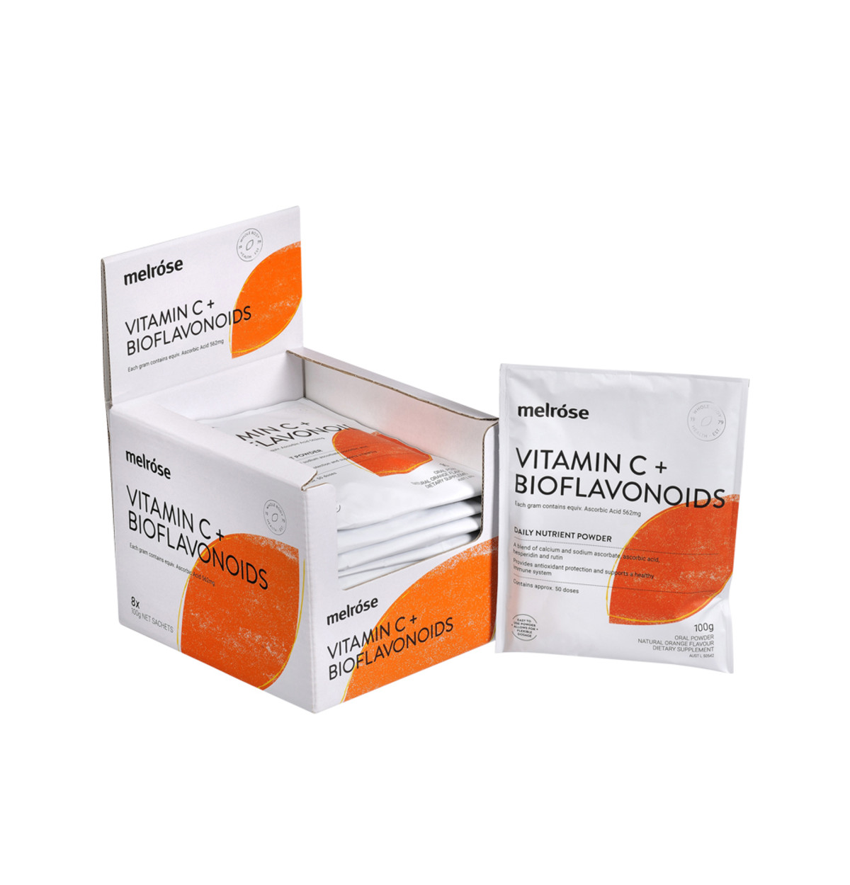 Melrose Vitamin C Plus Bioflavonoids 100g