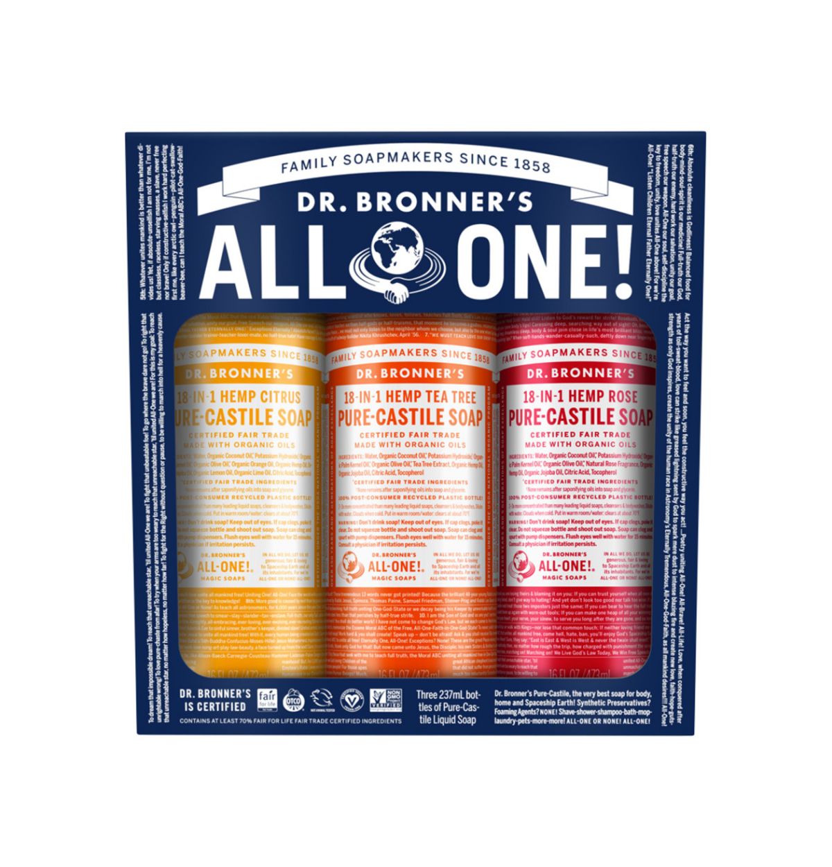 Dr. Bronner's Pure-Castile Soap Liquid Summer Lovin' 237ml
