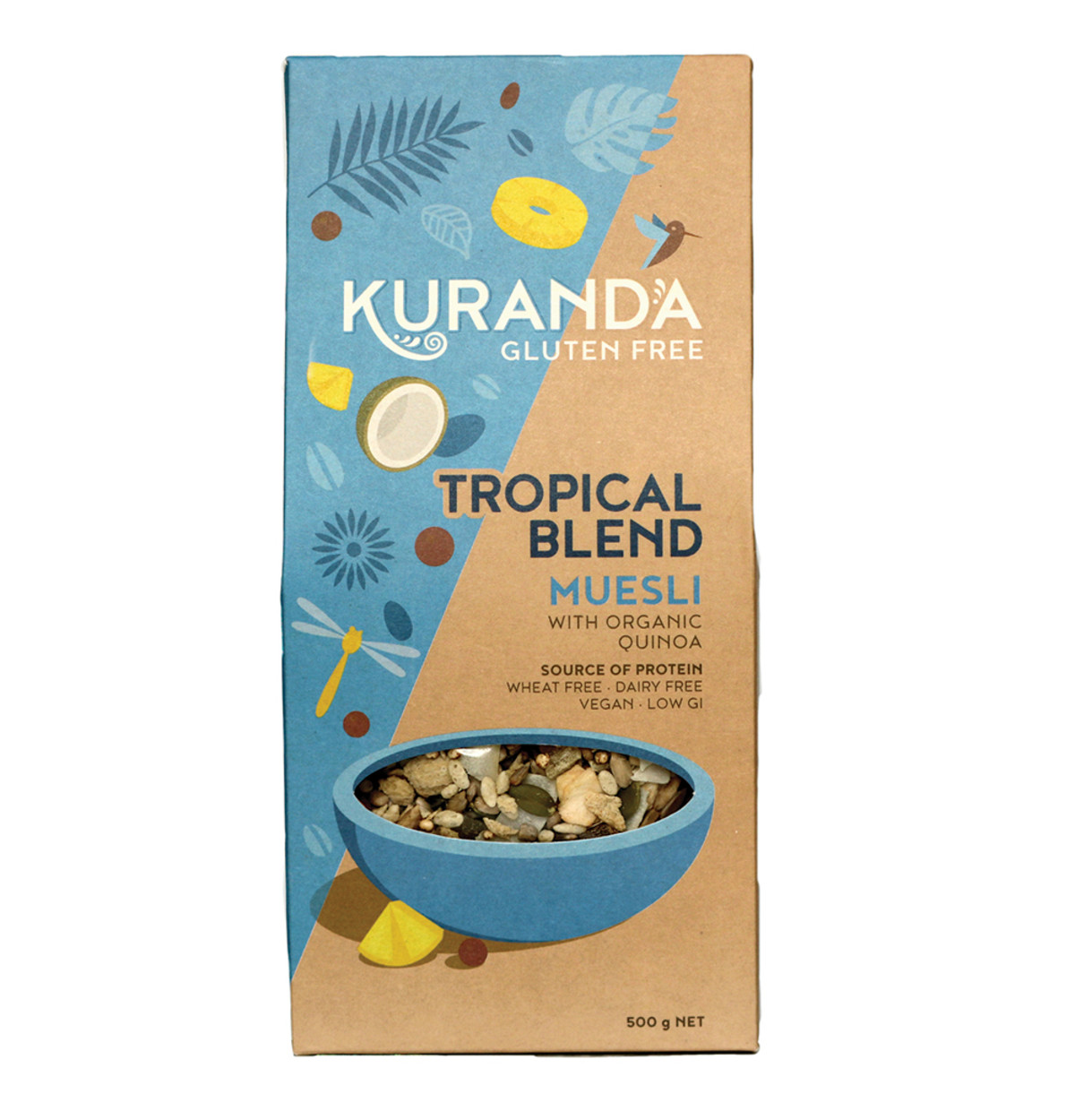 Kuranda Natural Muesli Tropical Blend 500g-0