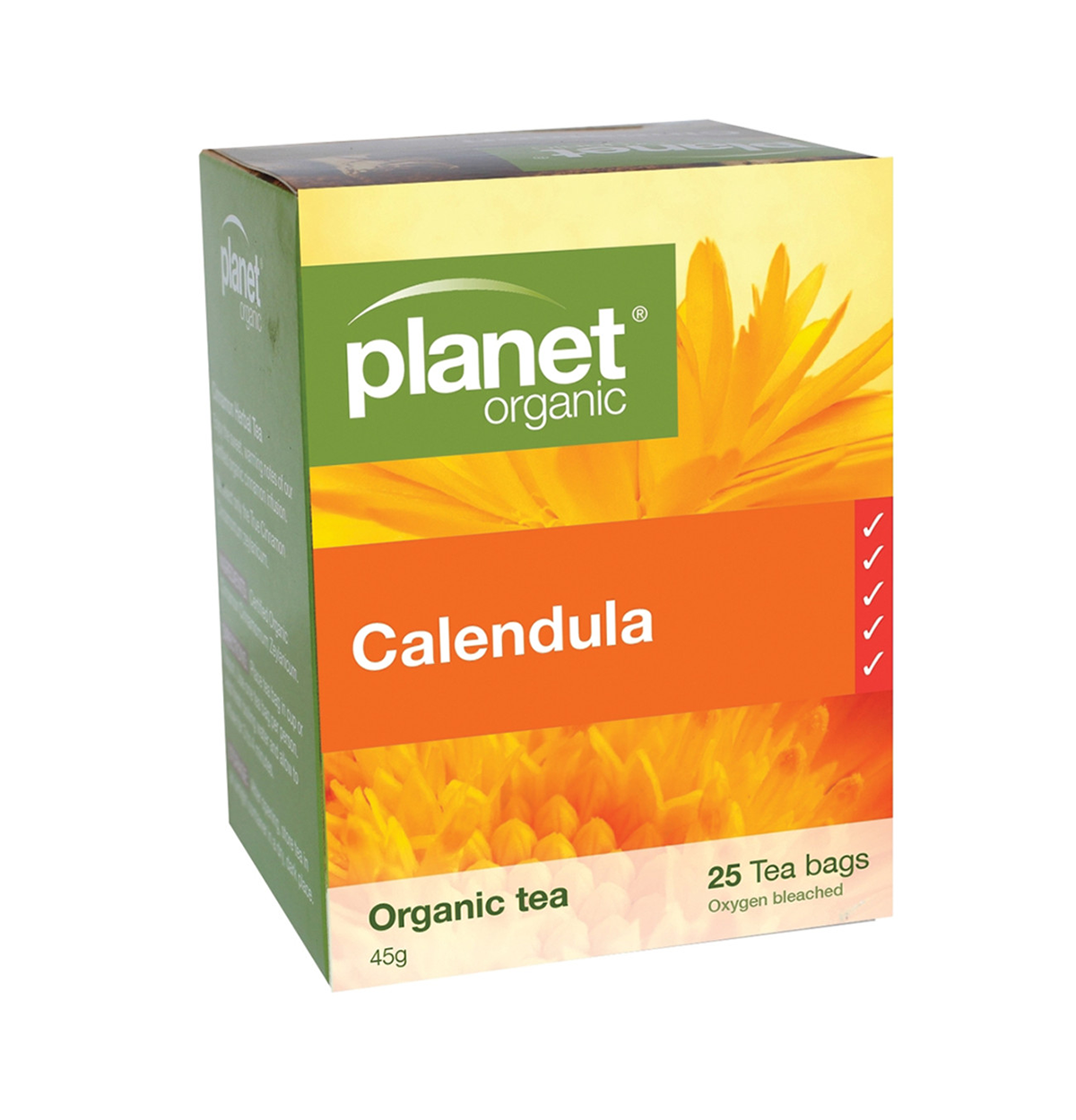 Planet Organic Organic Calendula Tea x 25 Tea Bags-0