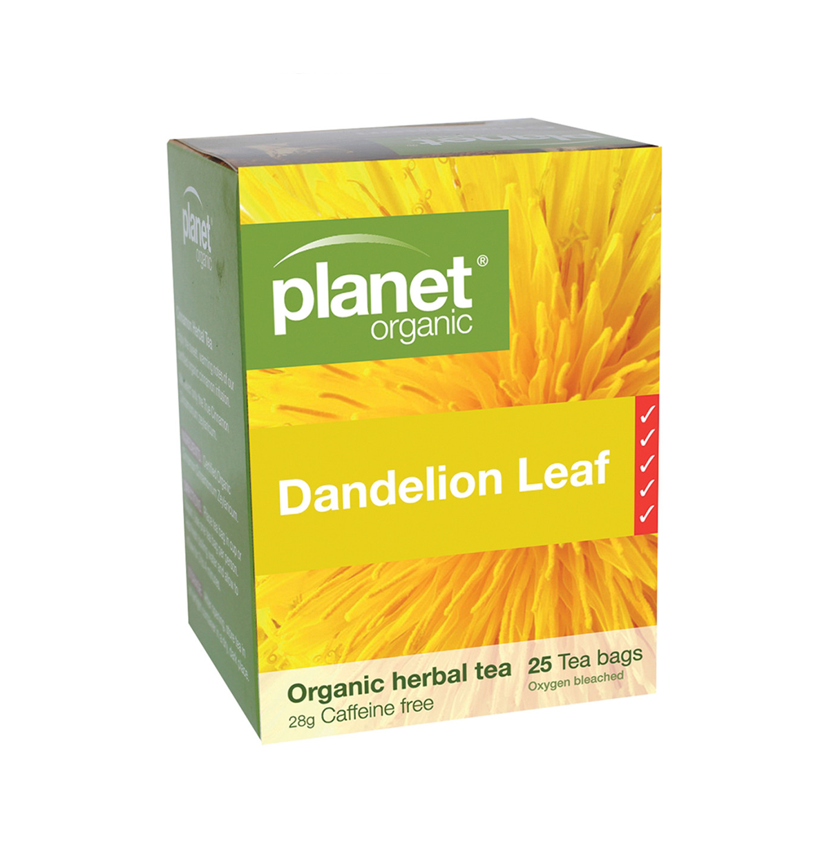 Planet Organic Organic Dandelion Leaf Herbal Tea x 25 Tea Bags-0